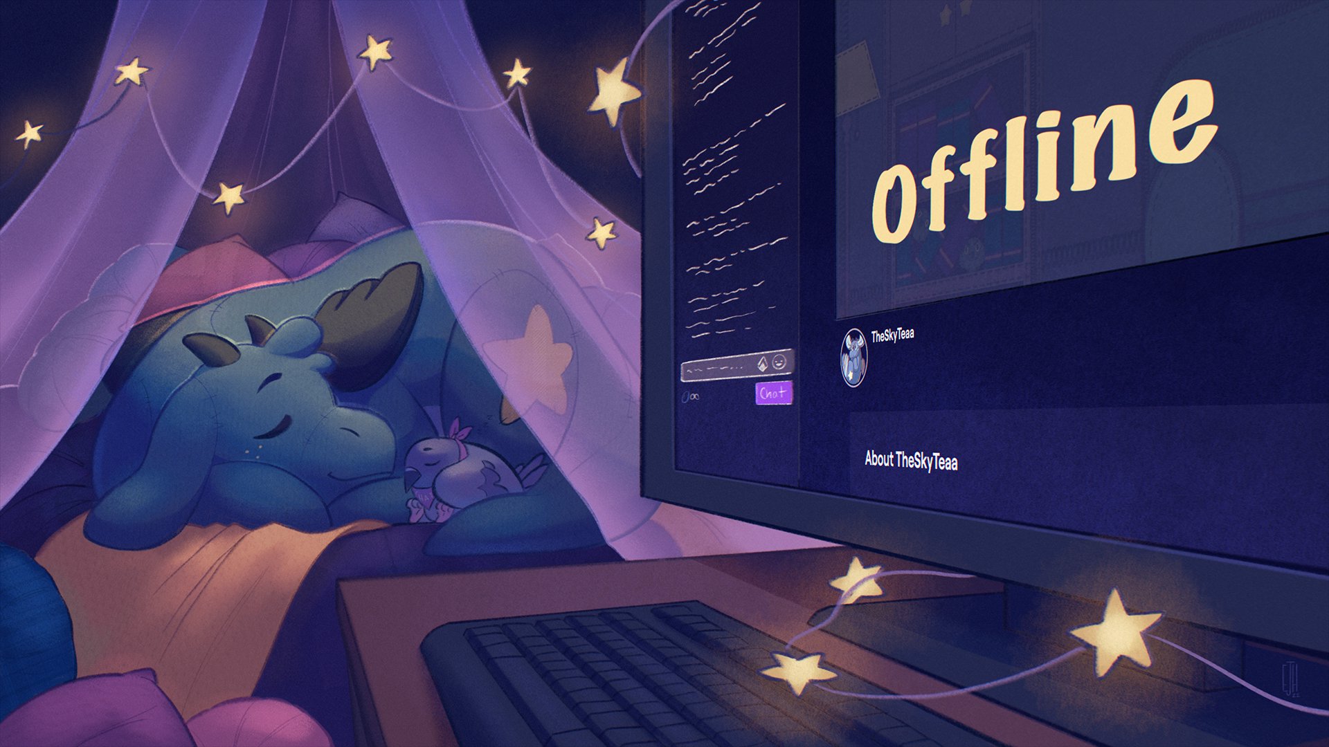 TheSkyTeaa Offline Background