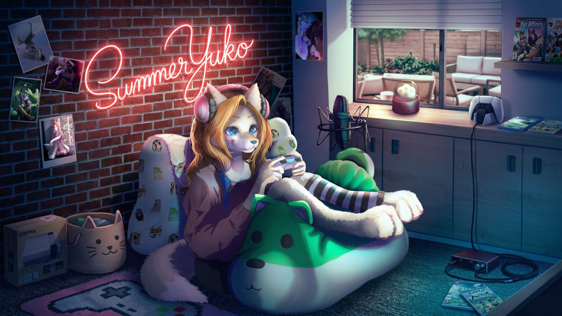 若葉好可愛 Offline Background