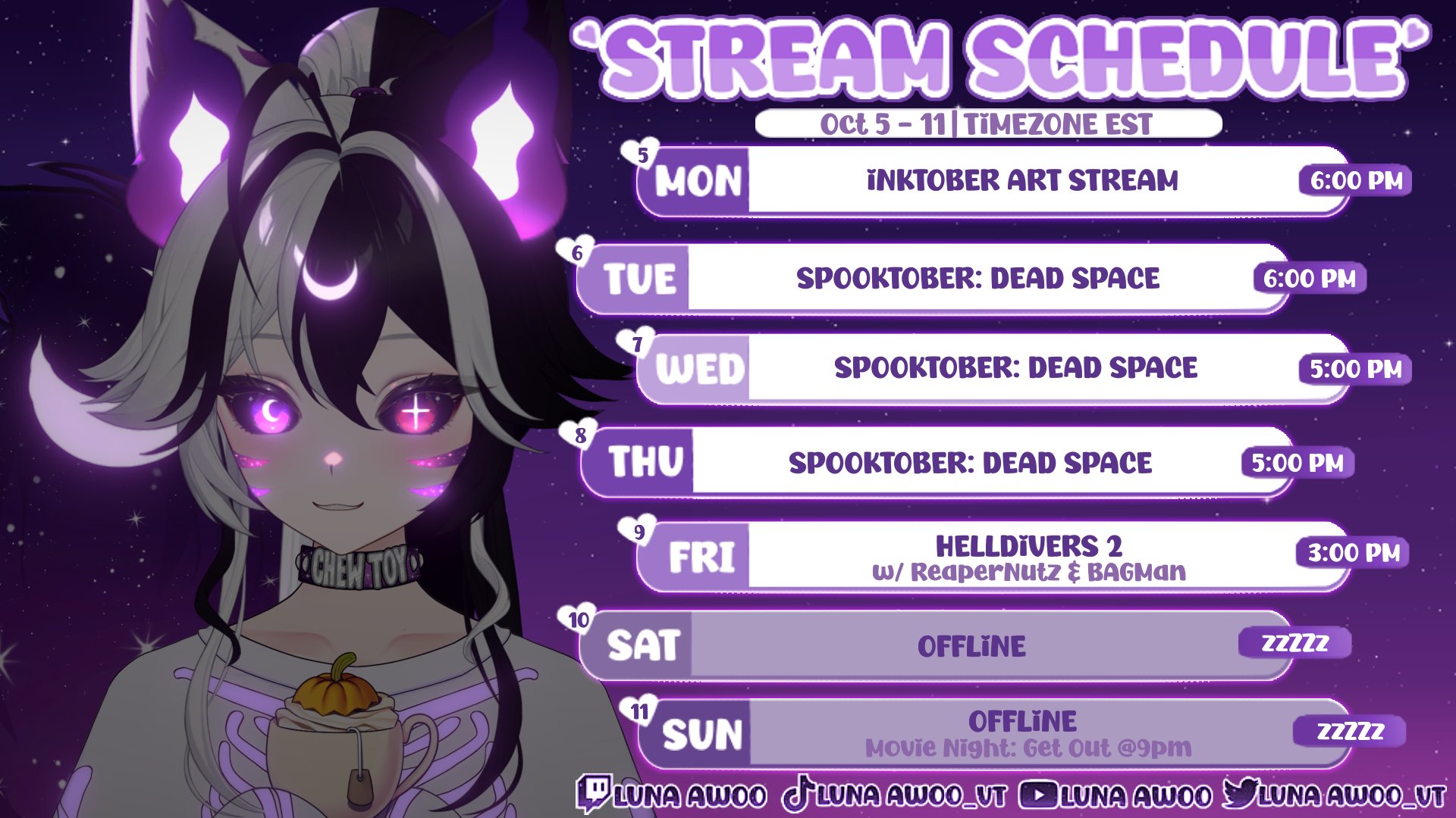 LunaAwooVT Offline Background