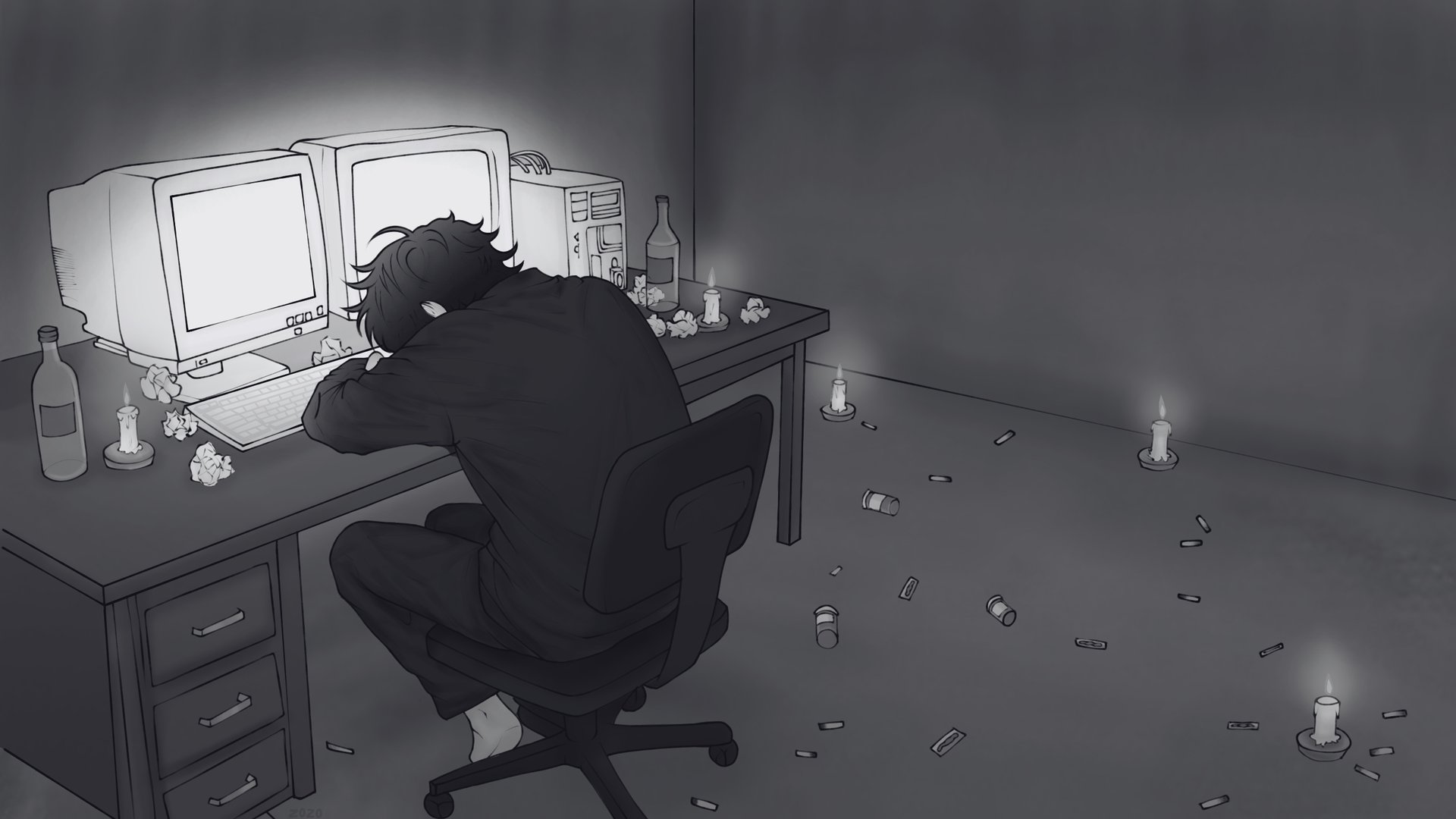 LobitoKuro Offline Background