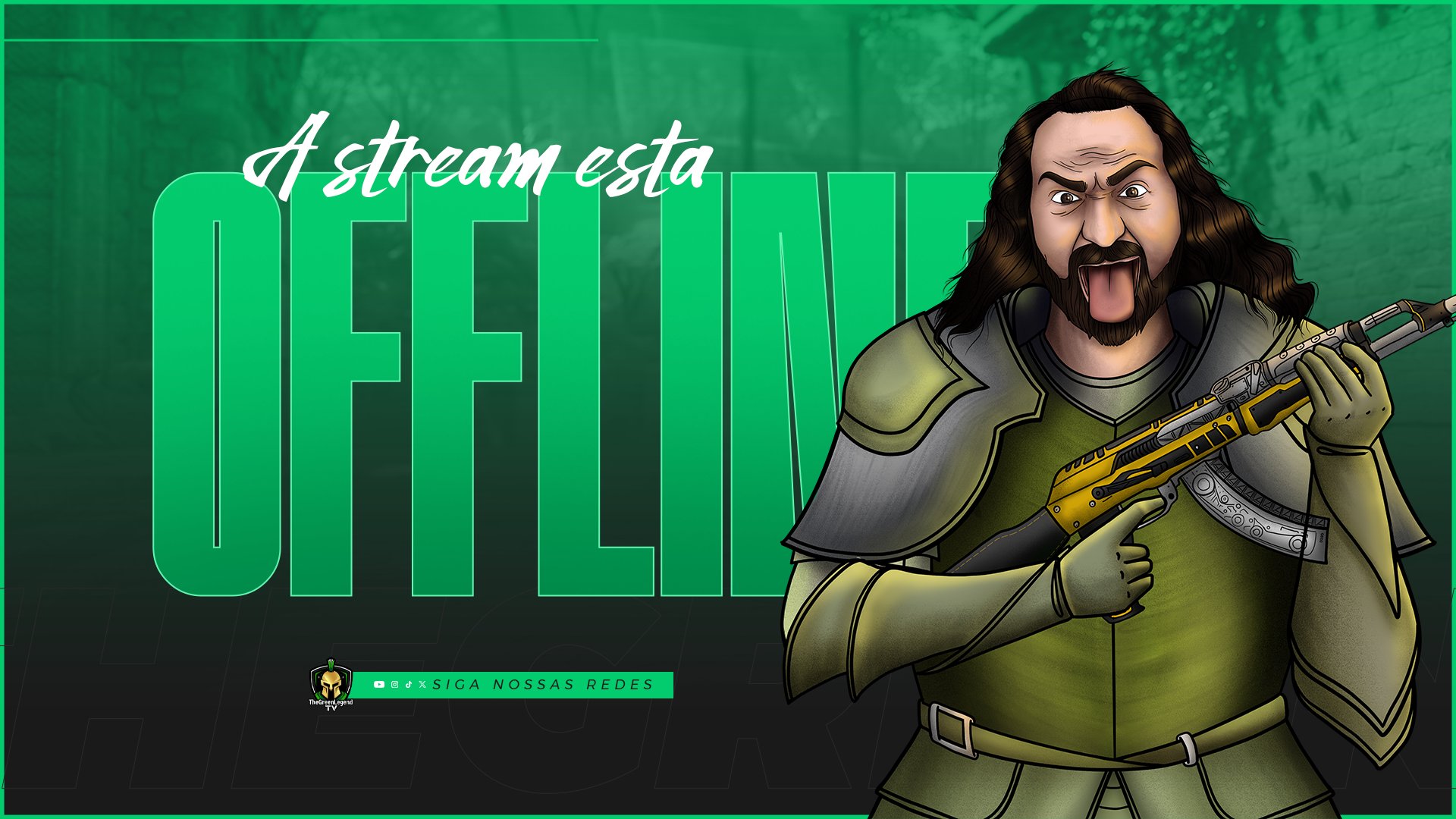 TheGreenLegendTV Offline Background