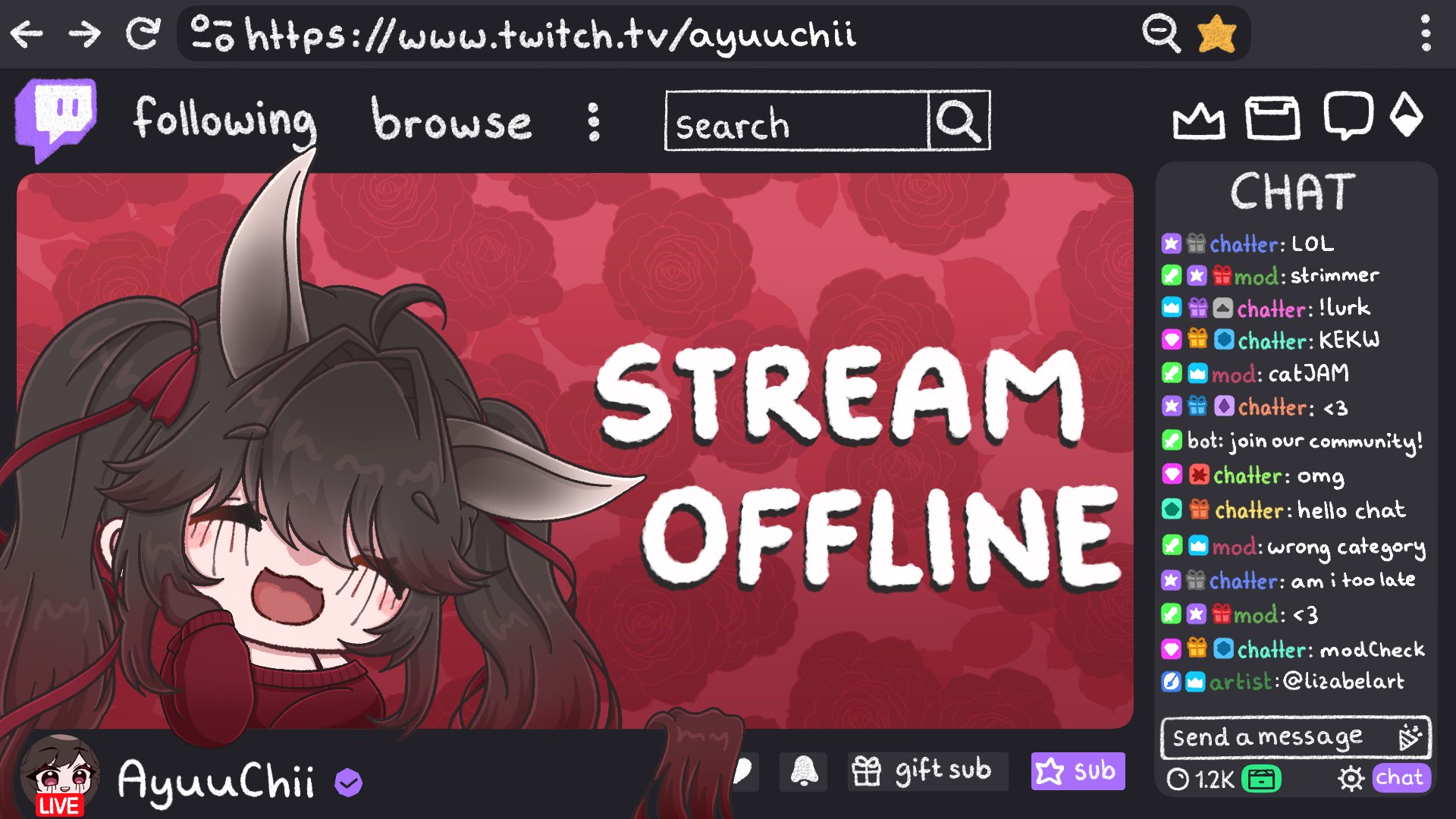AyuuChii Offline Background
