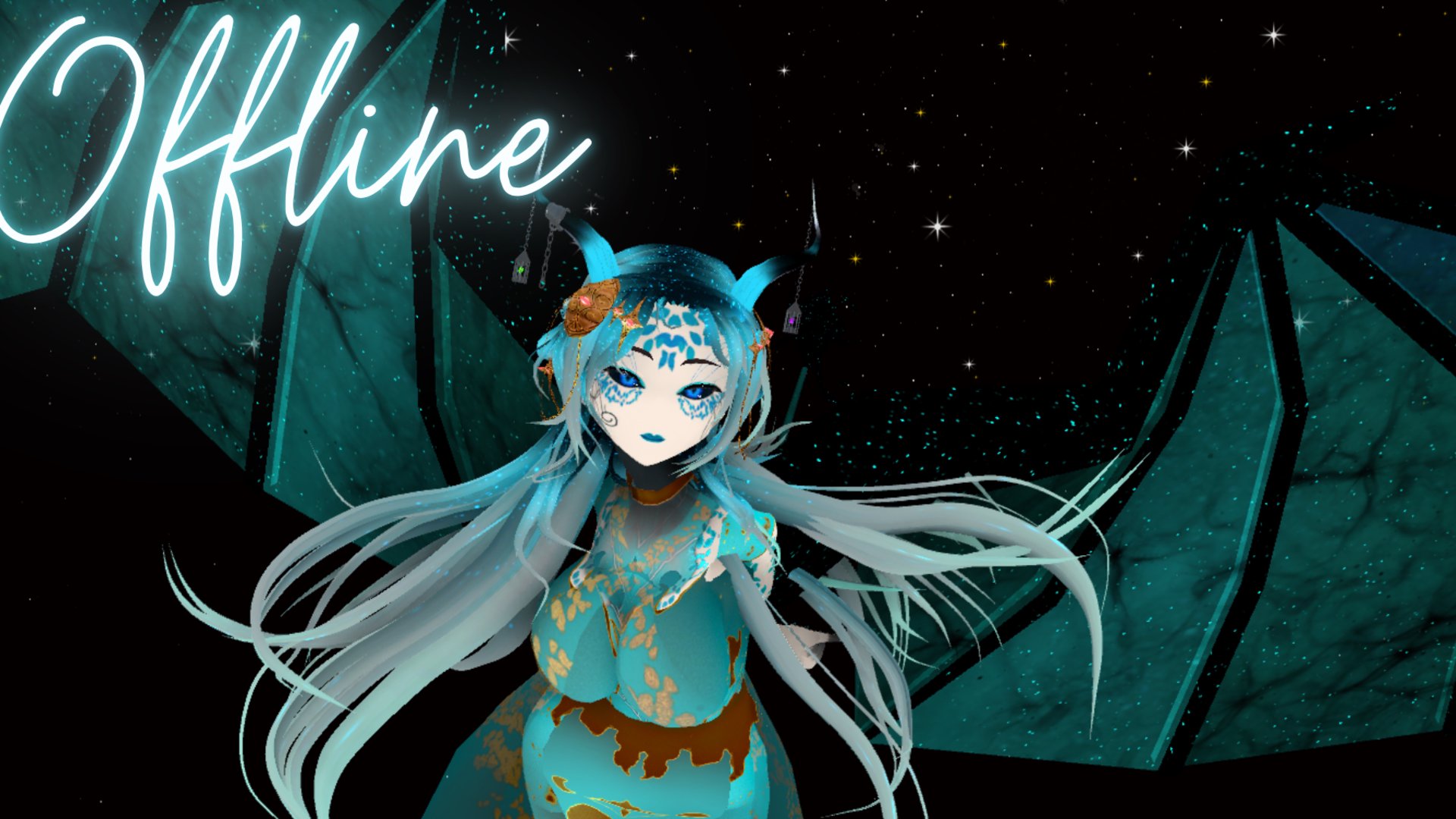 LadyChaosVtuber Offline Background