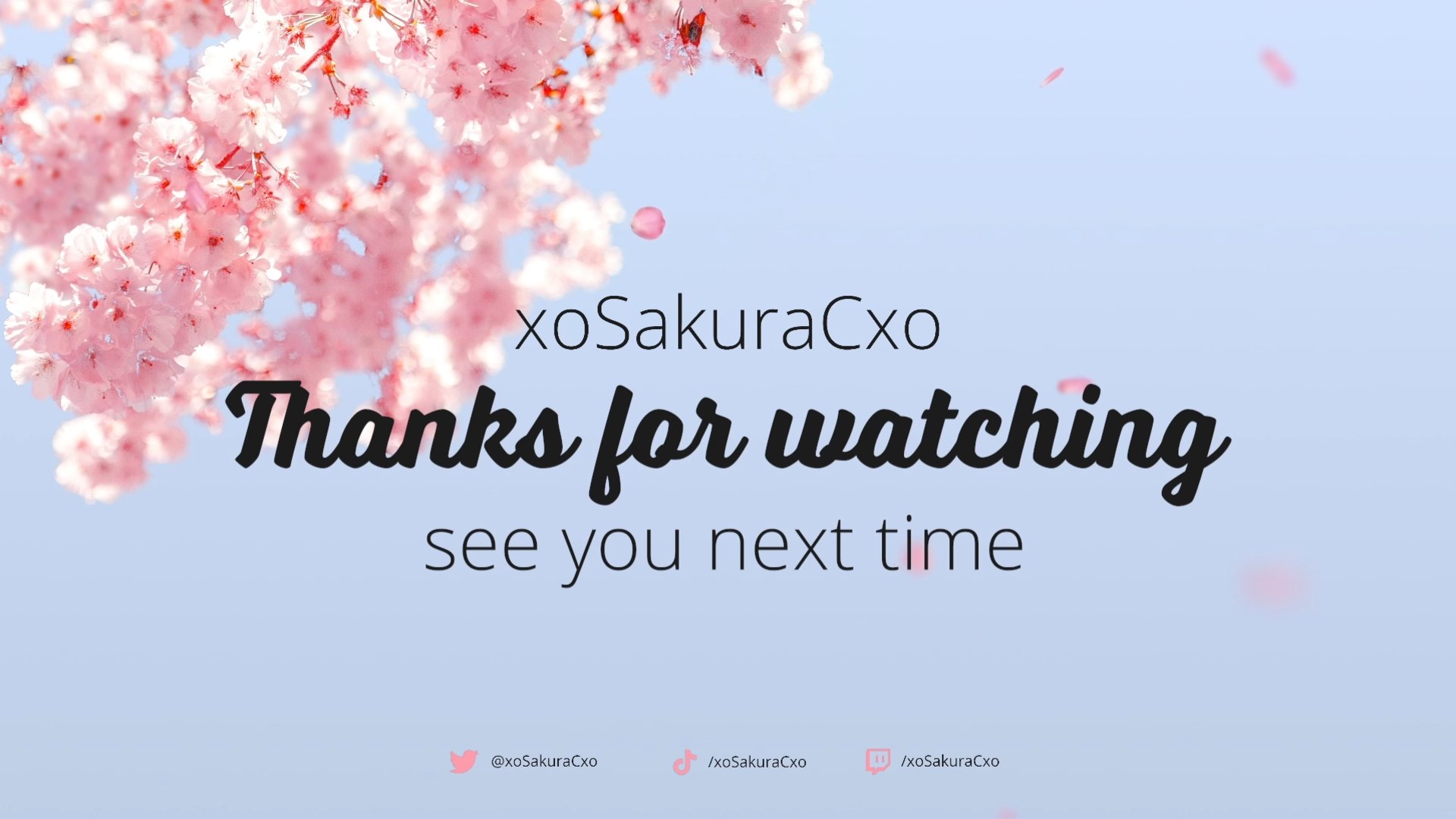 xoSakuraCxo Offline Background