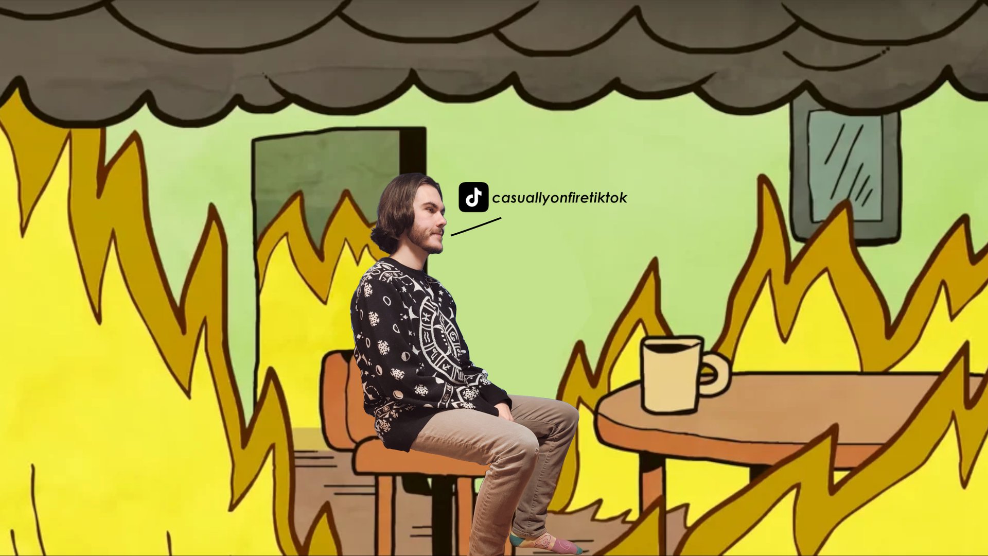 CasuallyOnFireLive Offline Background