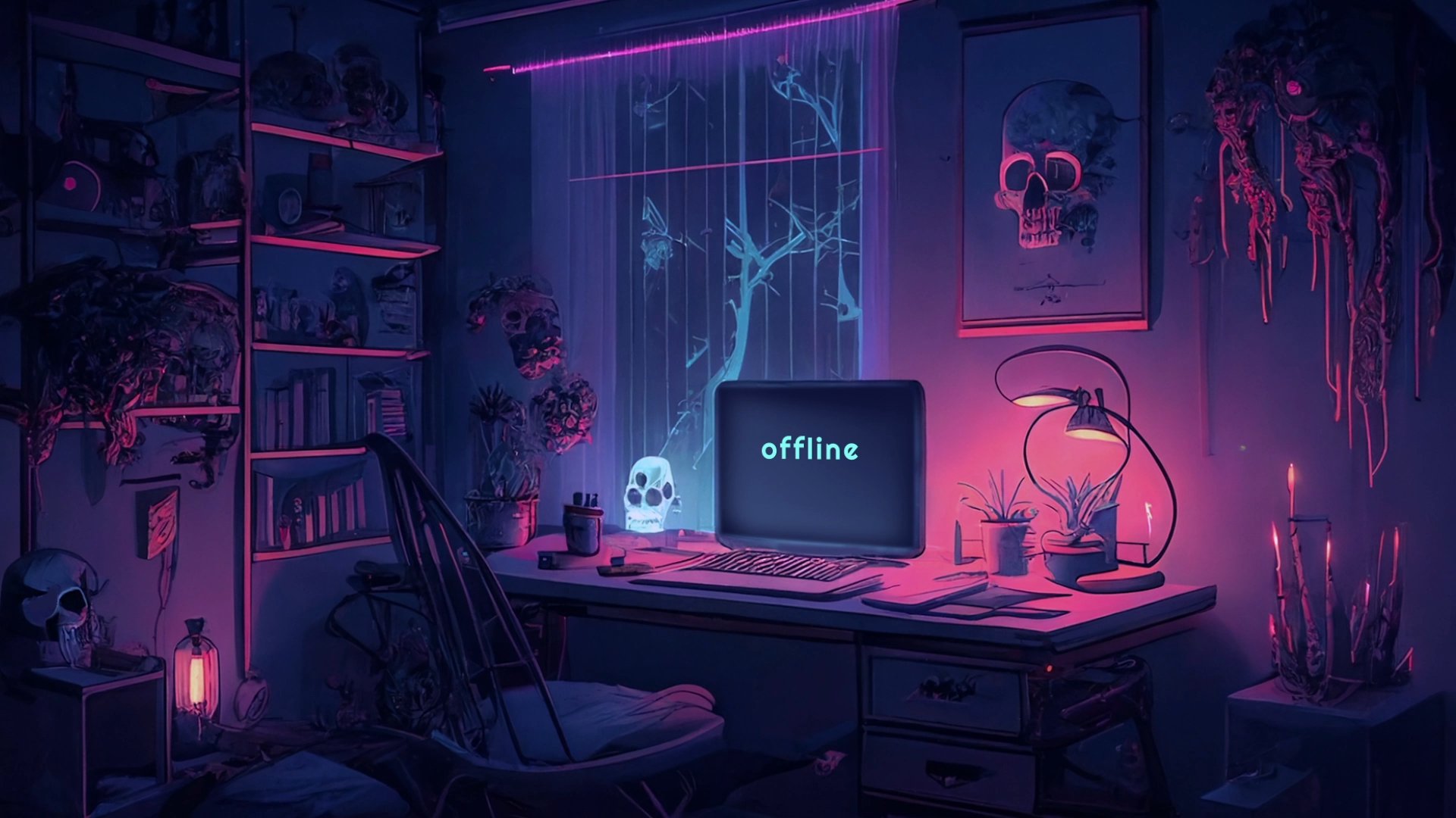 HalcyonEyes Offline Background