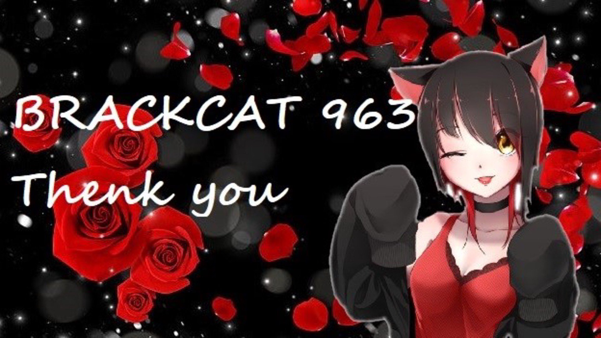 黒色の猫963 Offline Background