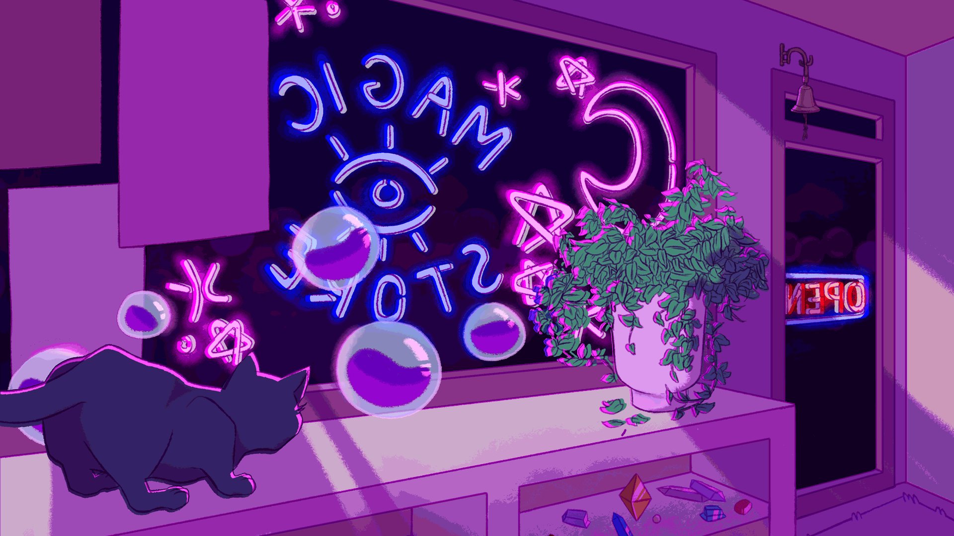 Oxyz_On Offline Background