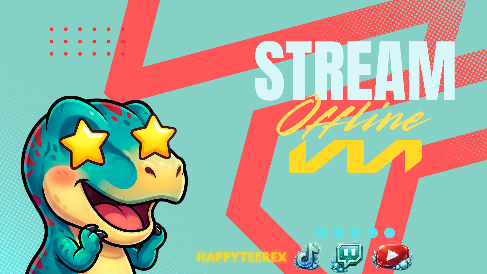 HappyTeeRex Offline Background