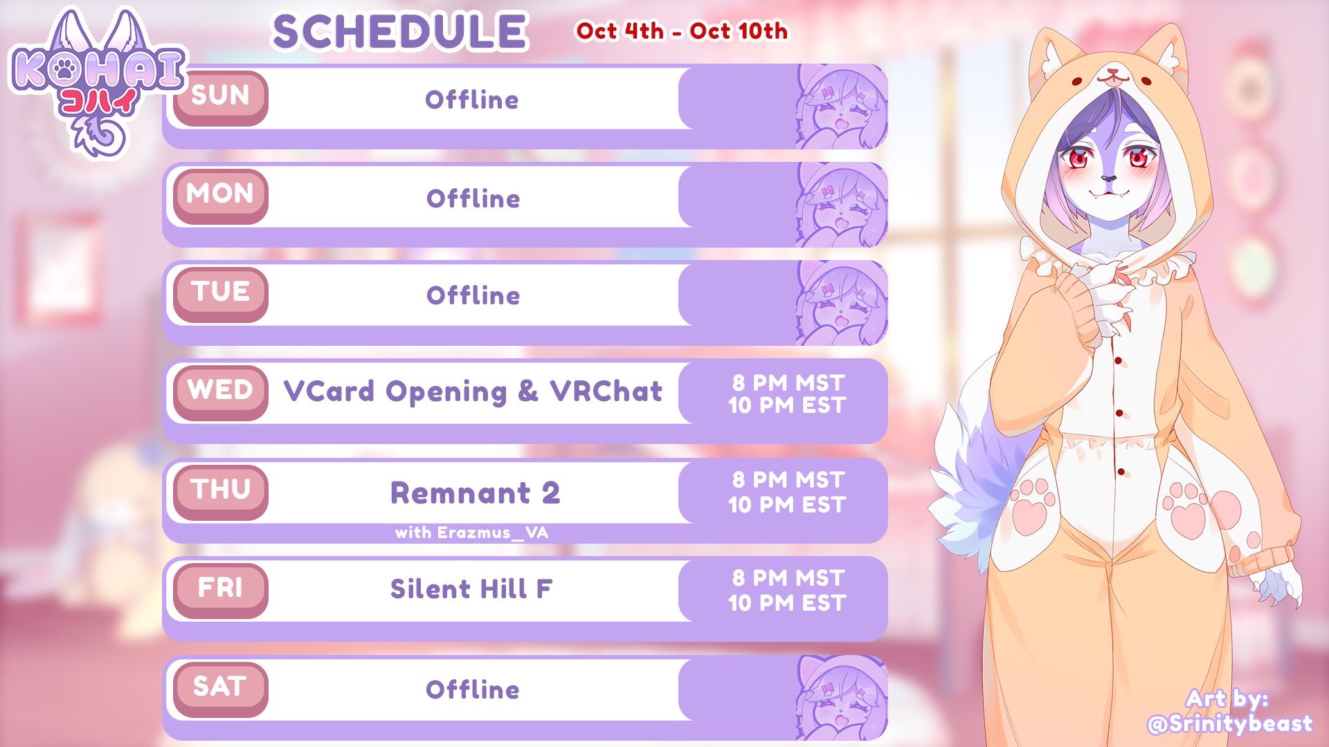 VirtualKohai Offline Background