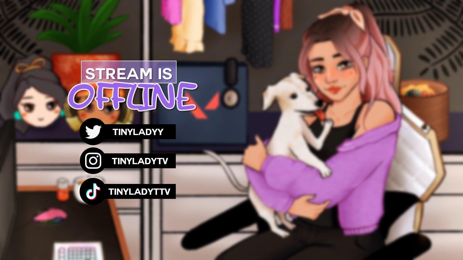 tinylady Offline Background