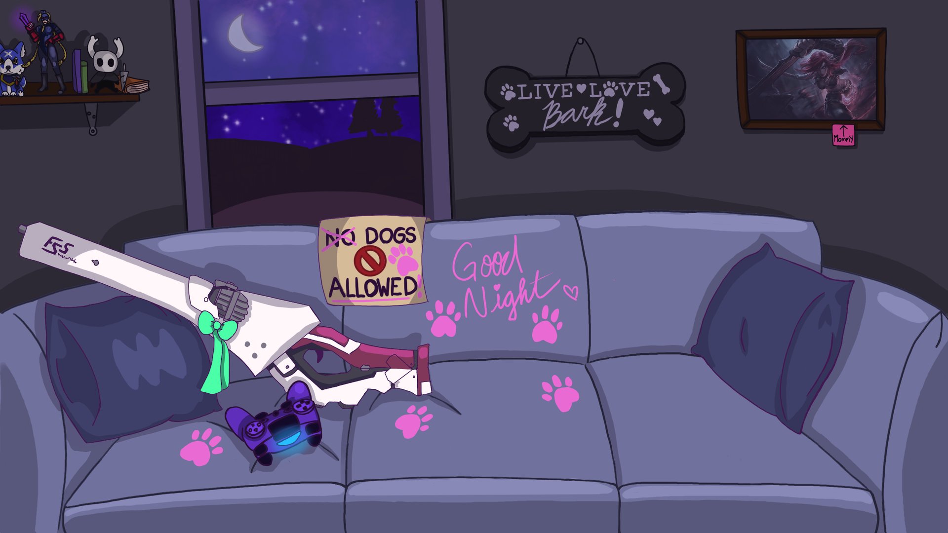 SwegBunnyGigi Offline Background