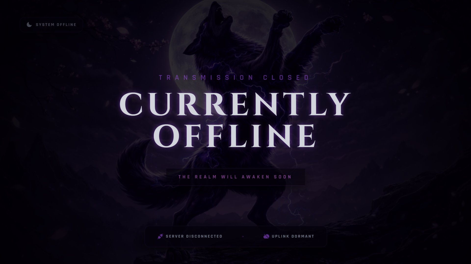 itzwolfie237 Offline Background