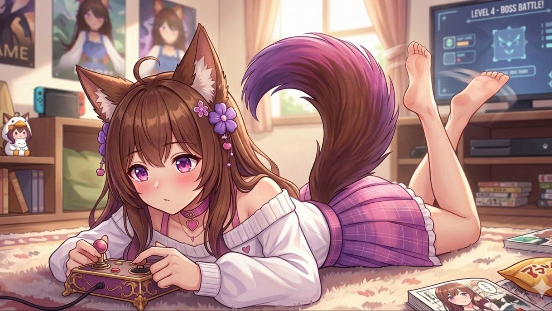 thefoxysgames Offline Background