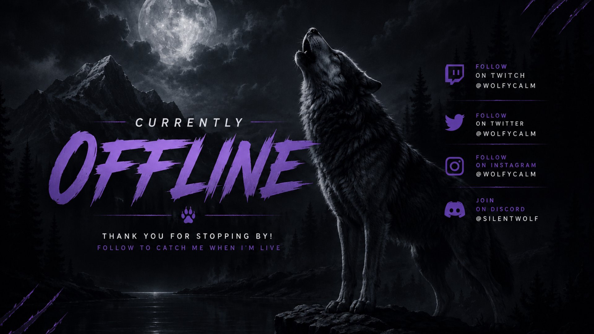 TheRealWolfy20 Offline Background