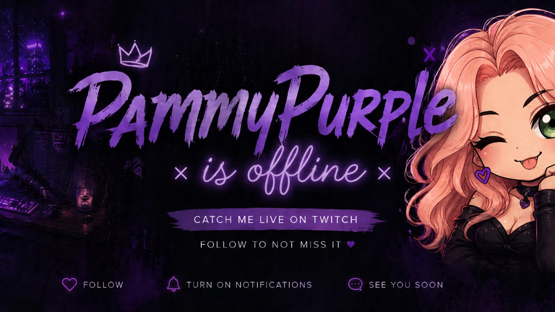 PammyPurple Offline Background