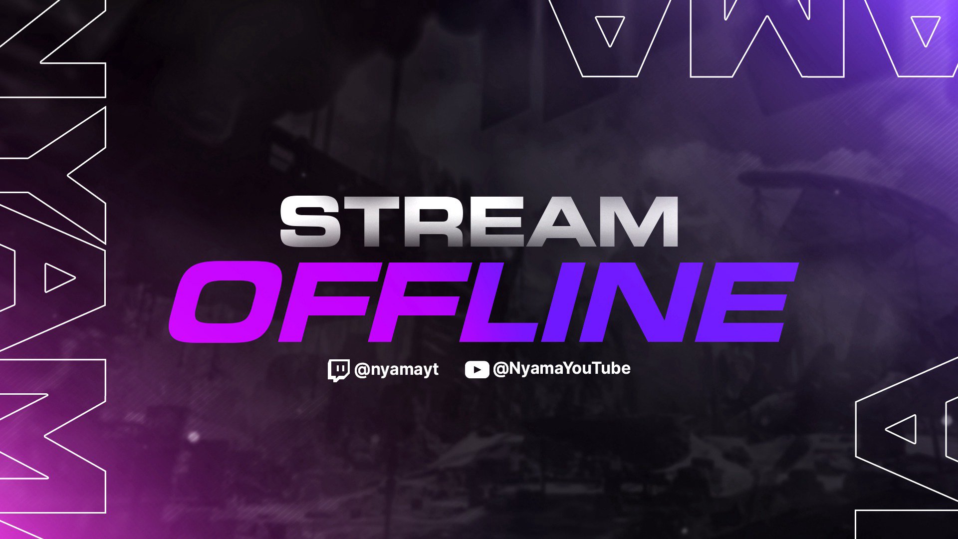 nyama_twitch Offline Background