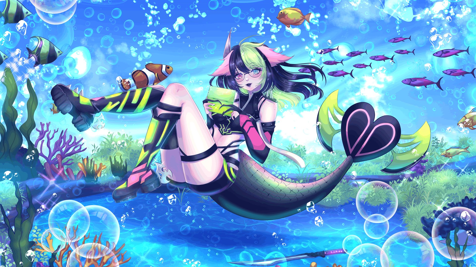 cornyholocean Offline Background