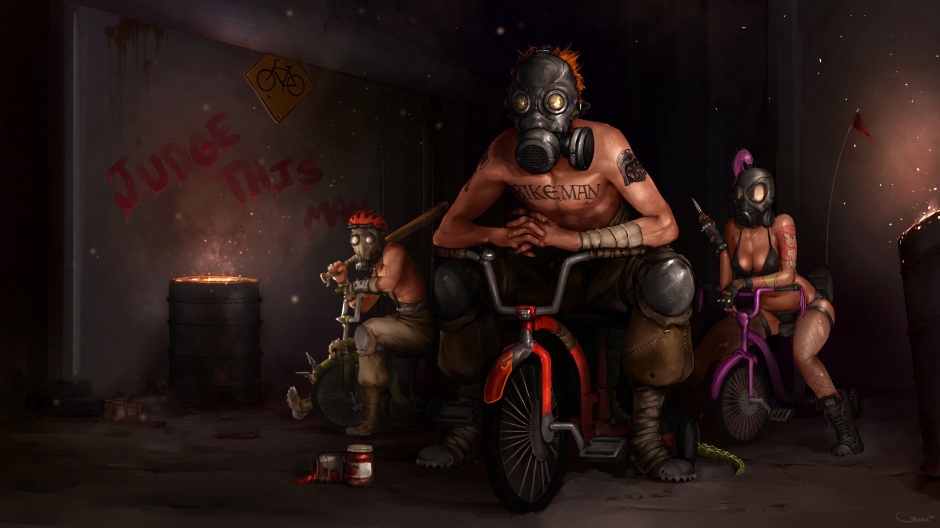 BikeMan Offline Background
