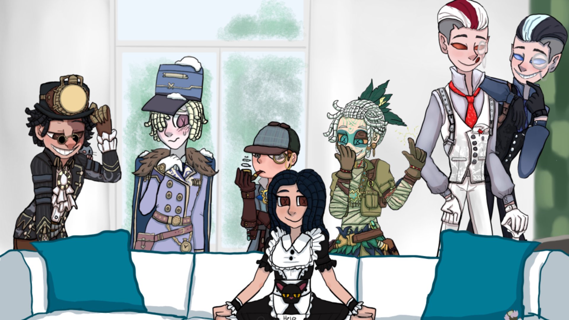 LuckiestMaid Offline Background