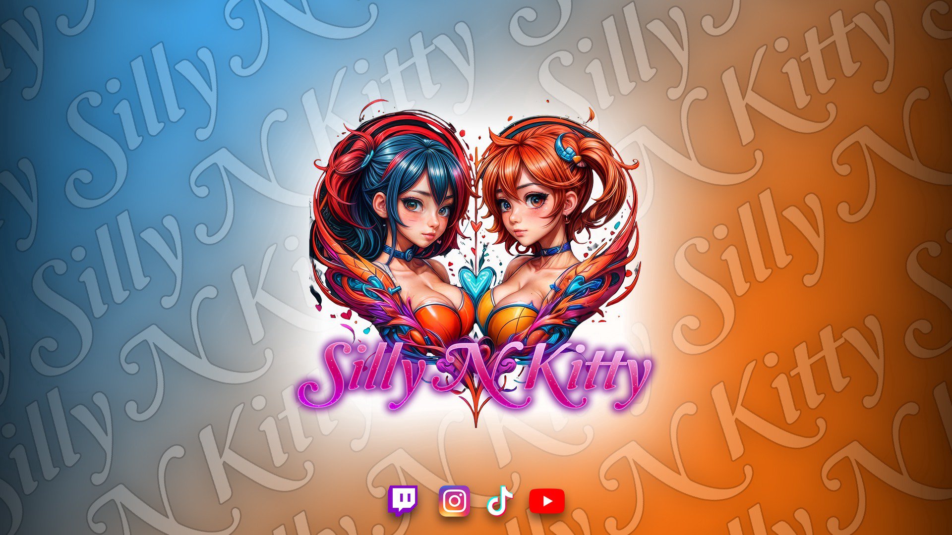 SillyNKitty Offline Background