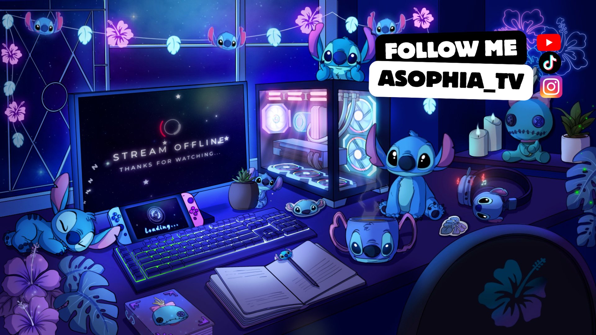 aSophia_tv Offline Background