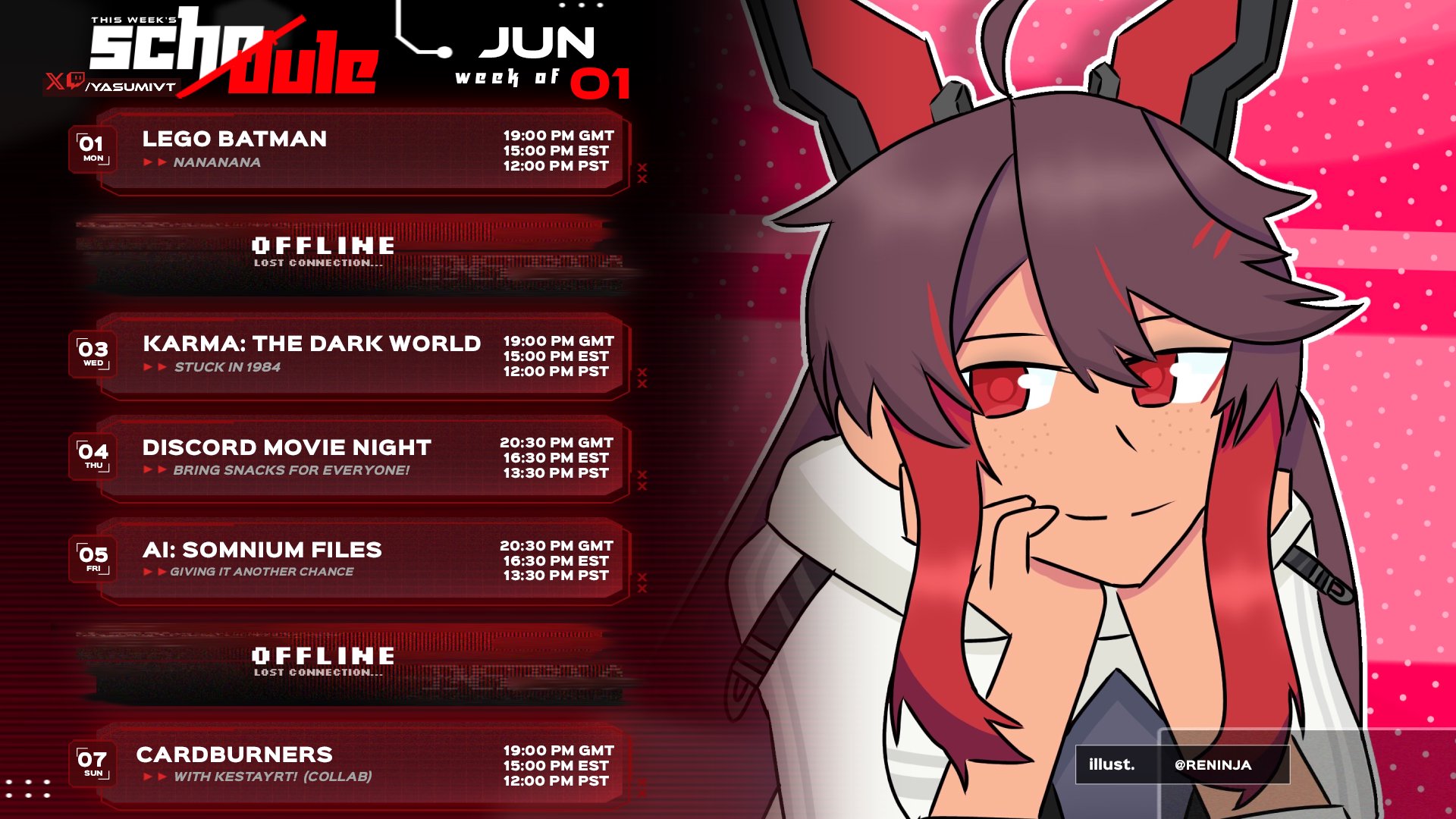 YasumiVT Offline Background