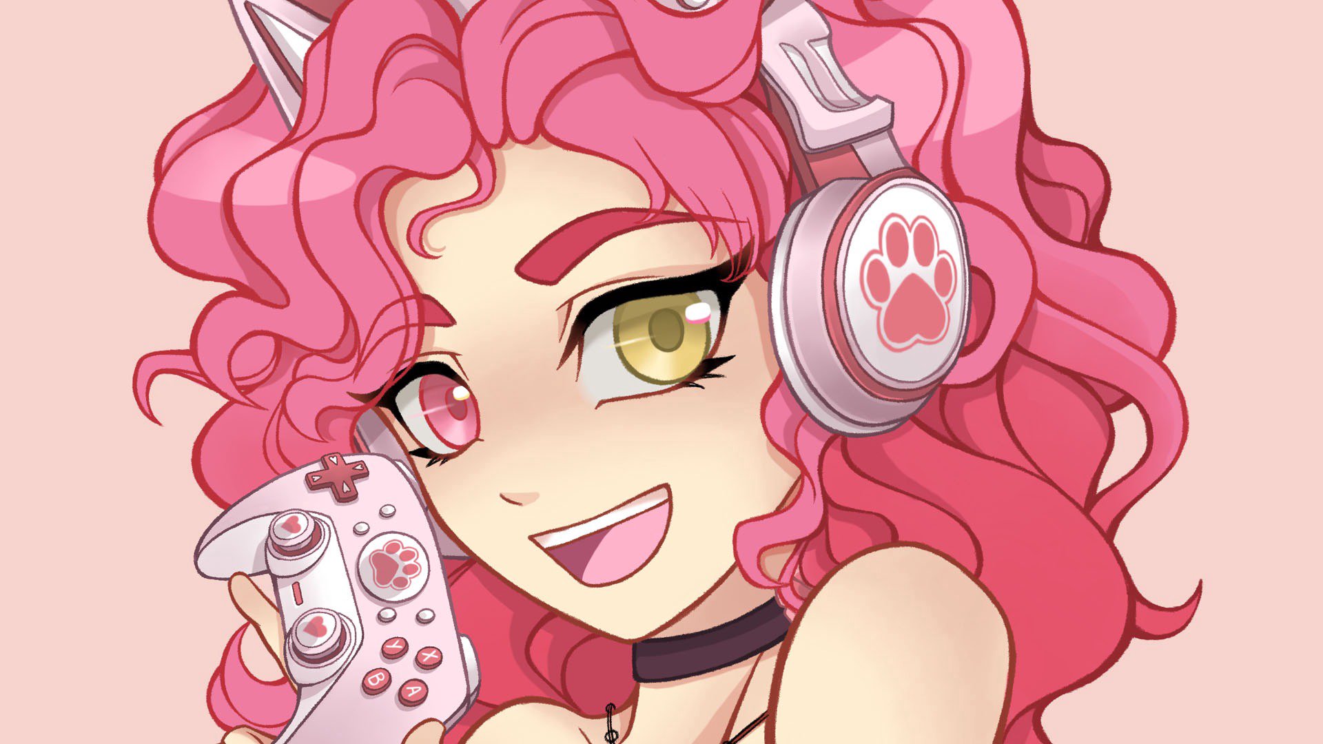 PinkkuGaming Offline Background