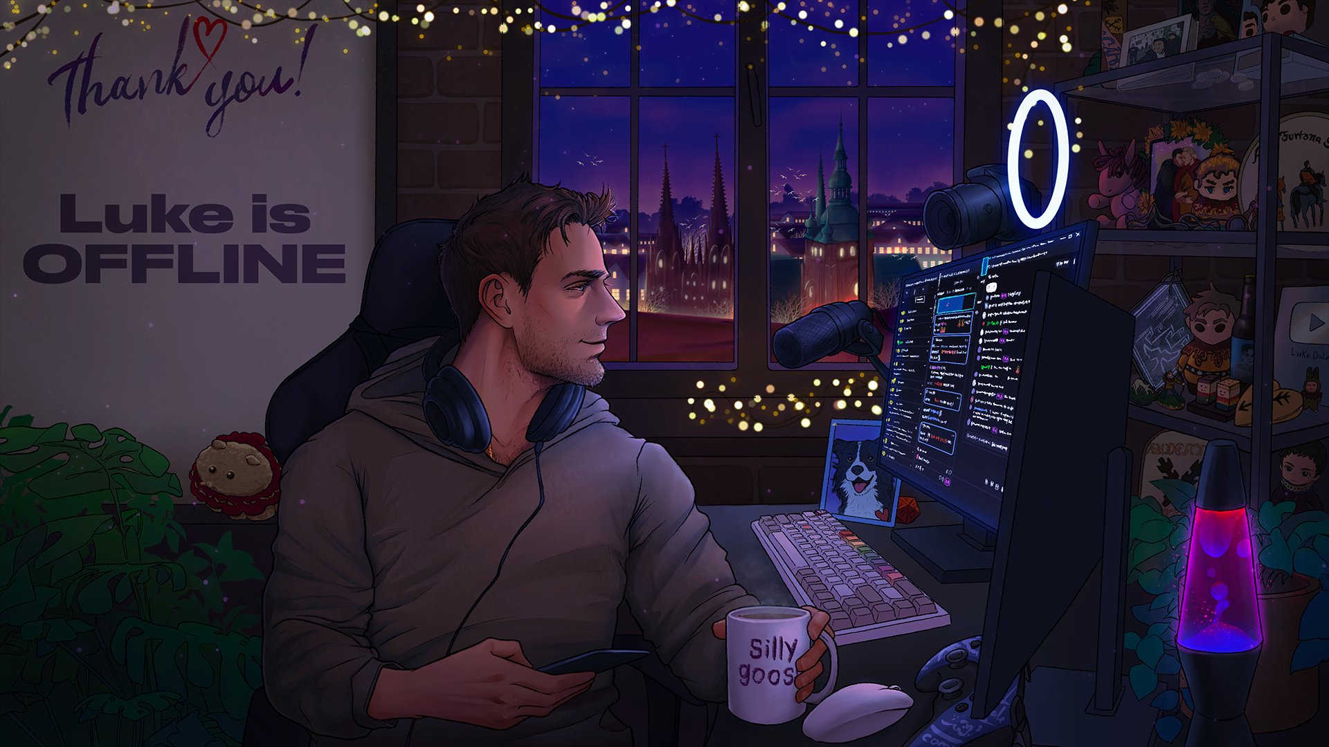 LukeDaleLive Offline Background