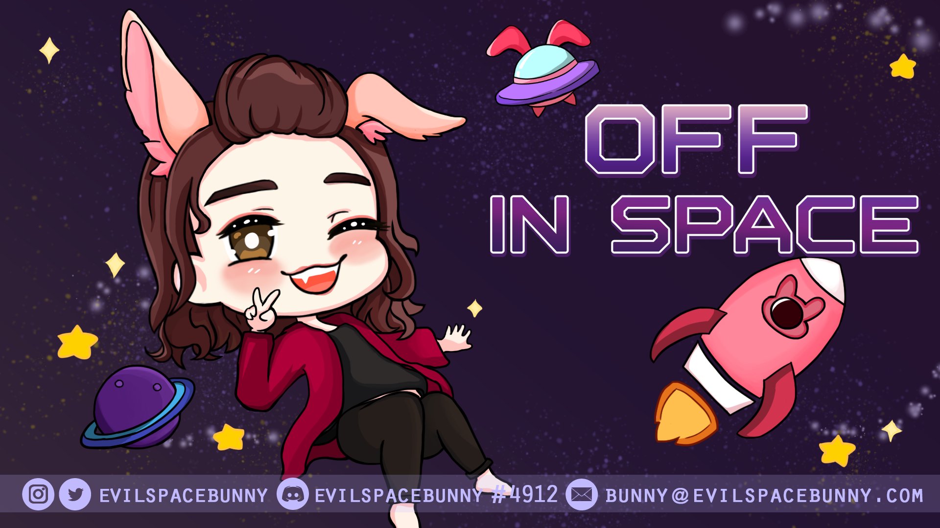 EvilSpaceBunny Offline Background