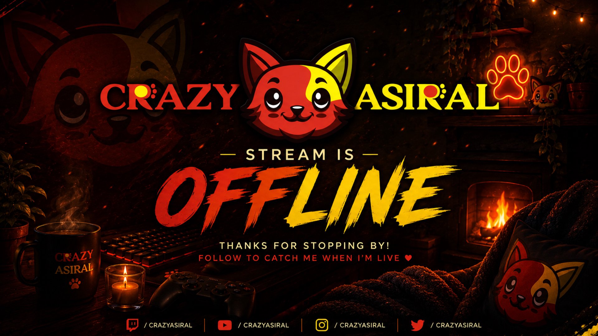 CrazyAsiral Offline Background