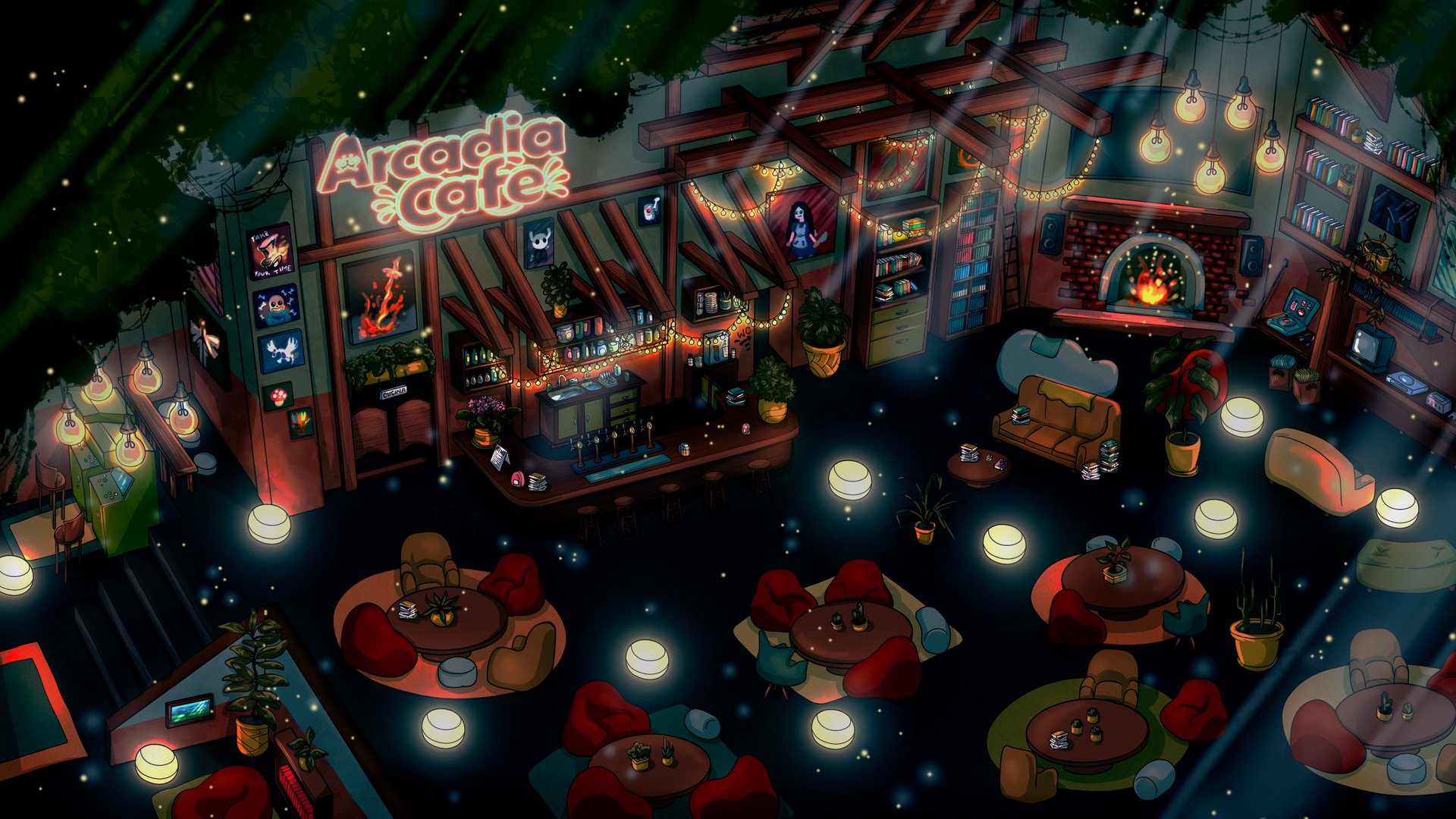 ArcadiaCafe Offline Background
