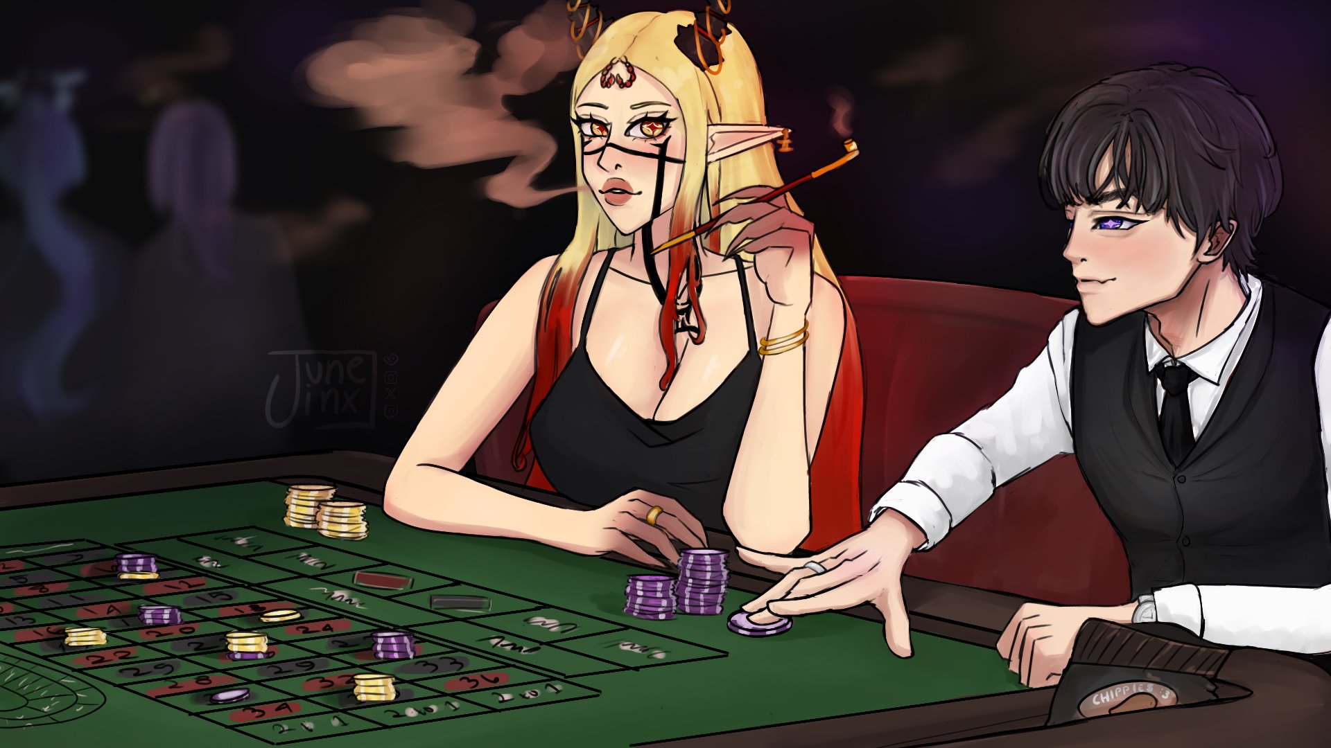 JuneJinx Offline Background