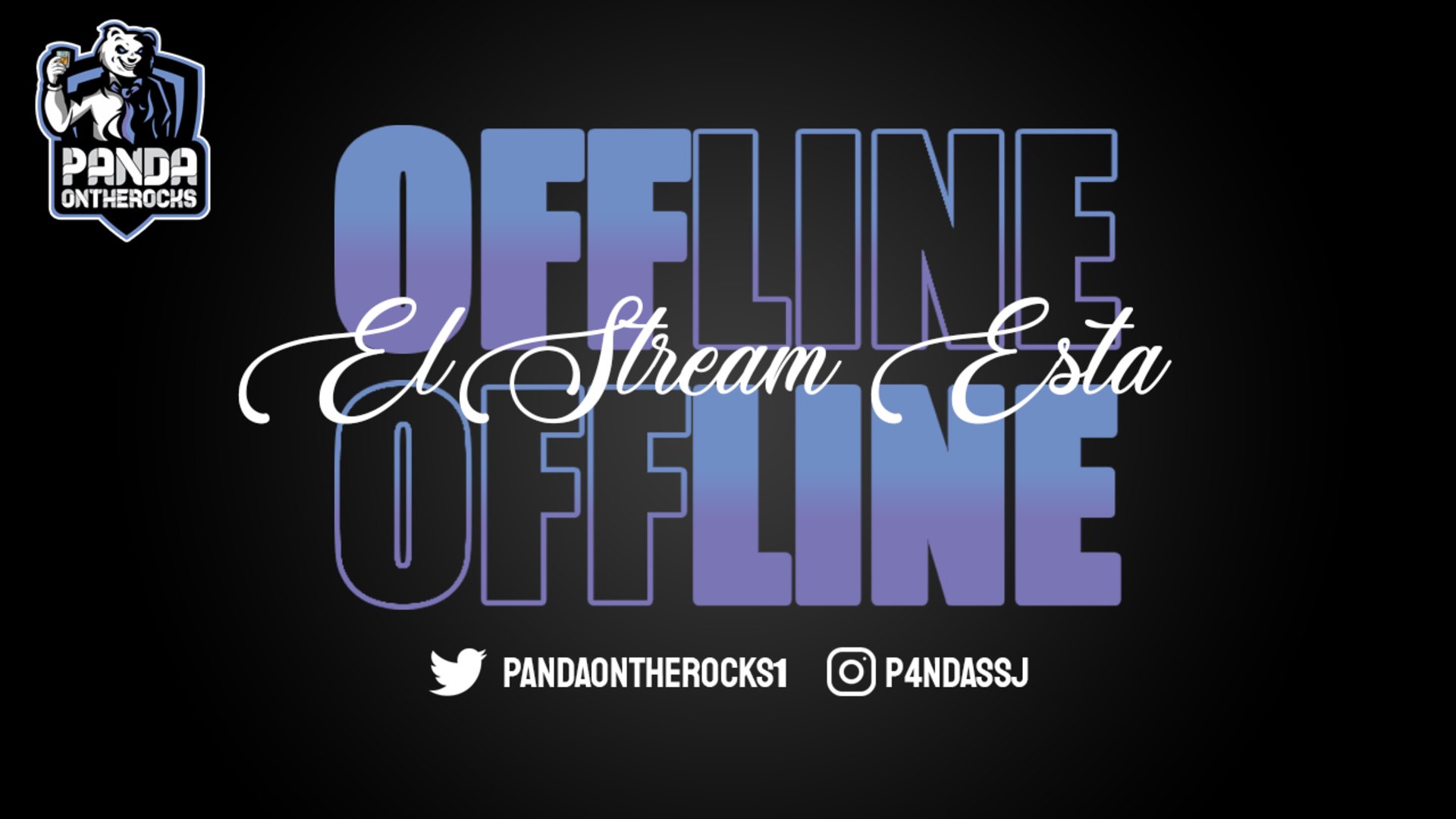 PandaOnTheRocks Offline Background