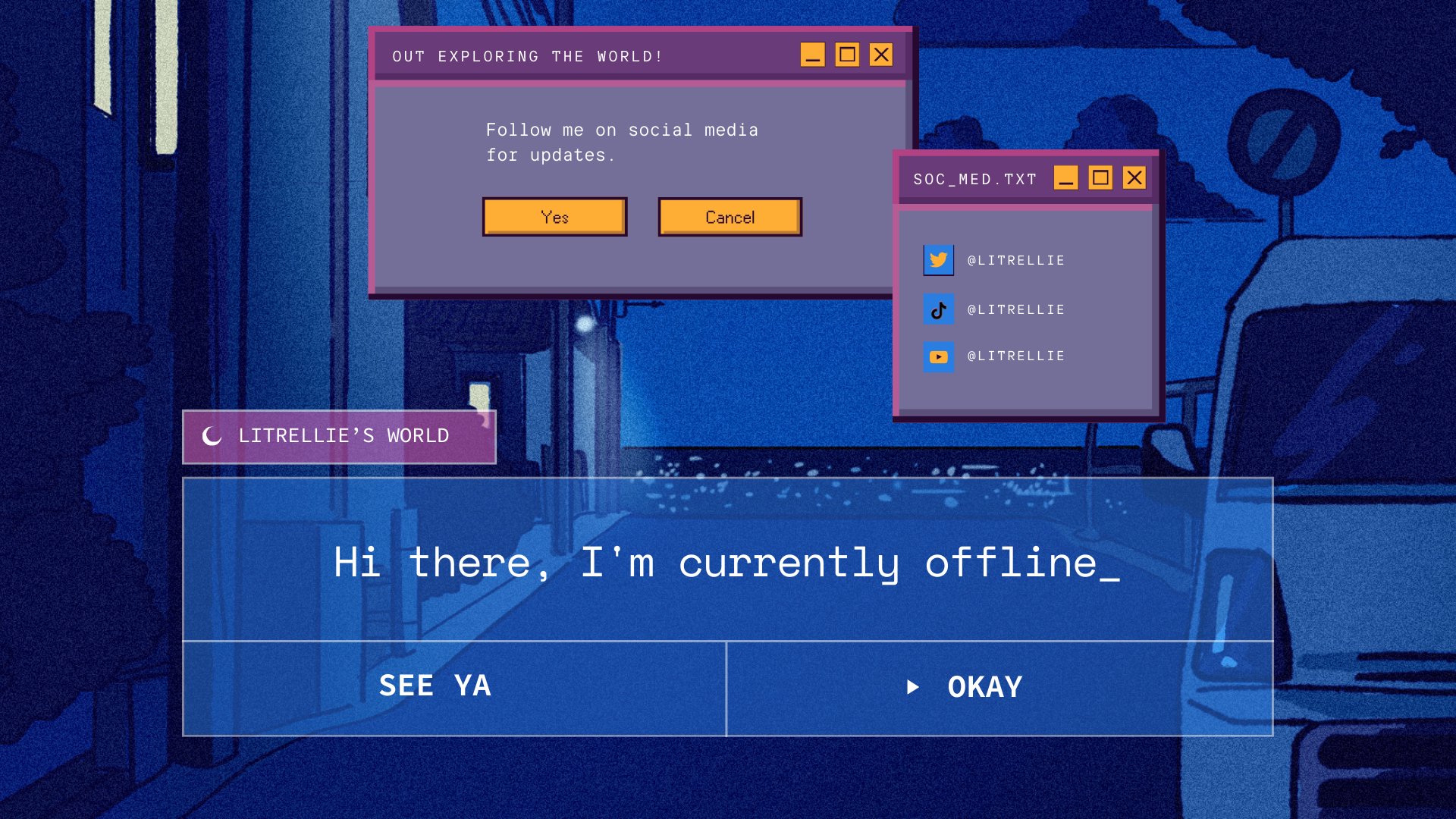 litrellie Offline Background