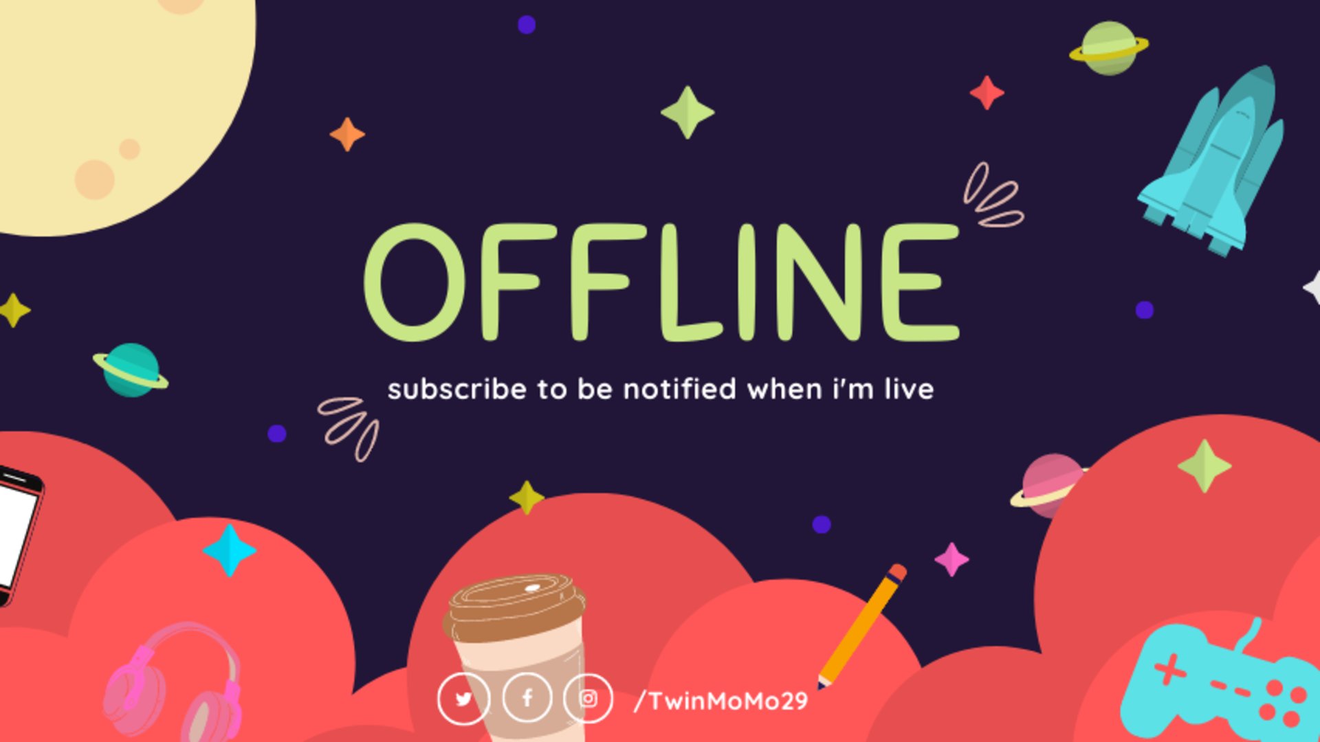 TwinMoMo29 Offline Background