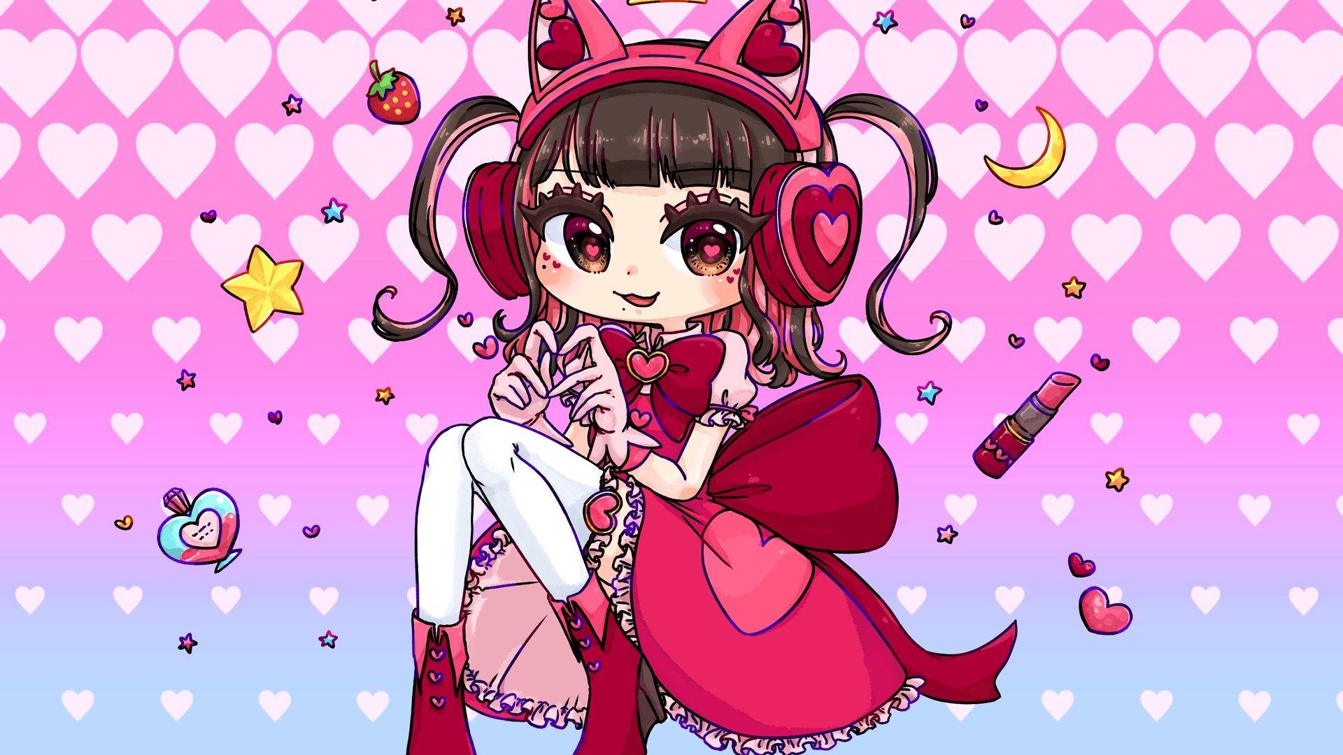 あちゃん100人 Offline Background