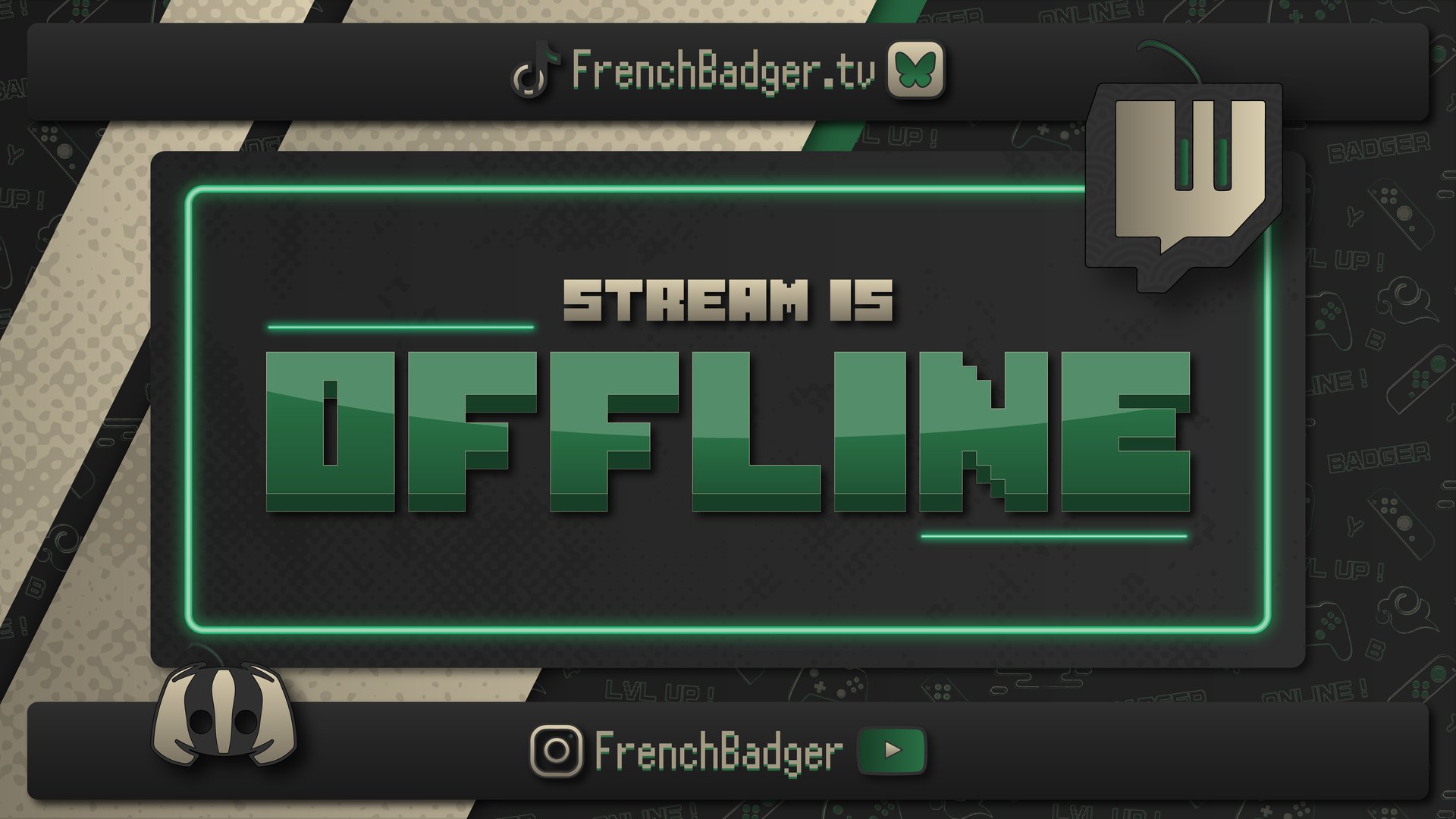 FrenchBadger Offline Background