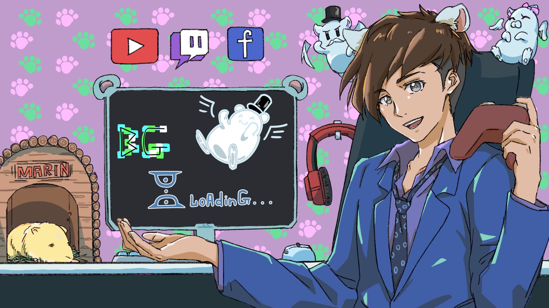 逼居 Offline Background