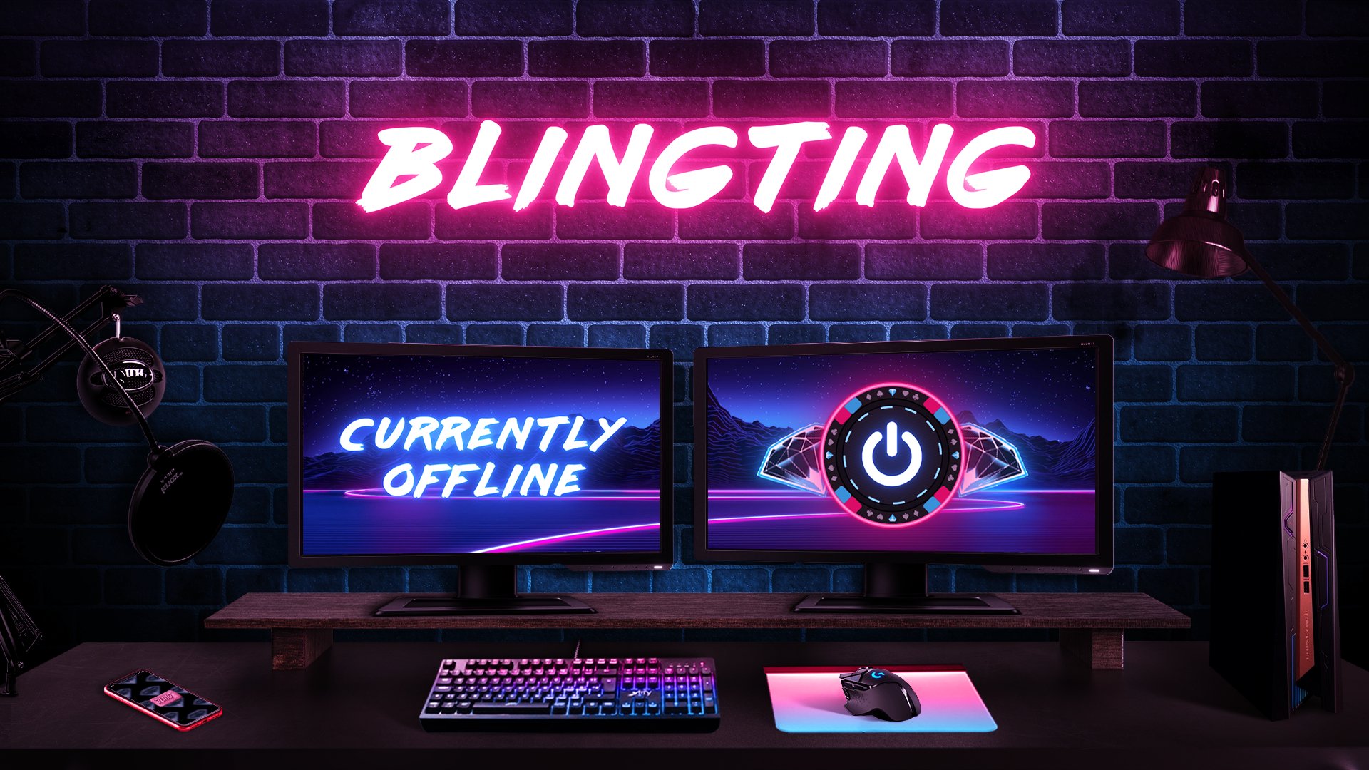 Blingting Offline Background