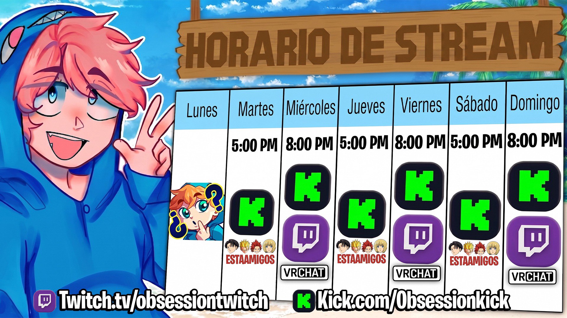 ObsessionTwitch Offline Background
