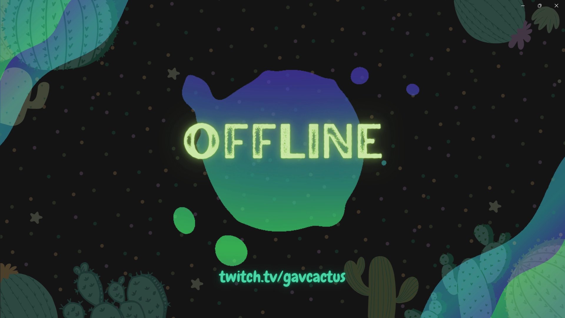 GavCactus Offline Background