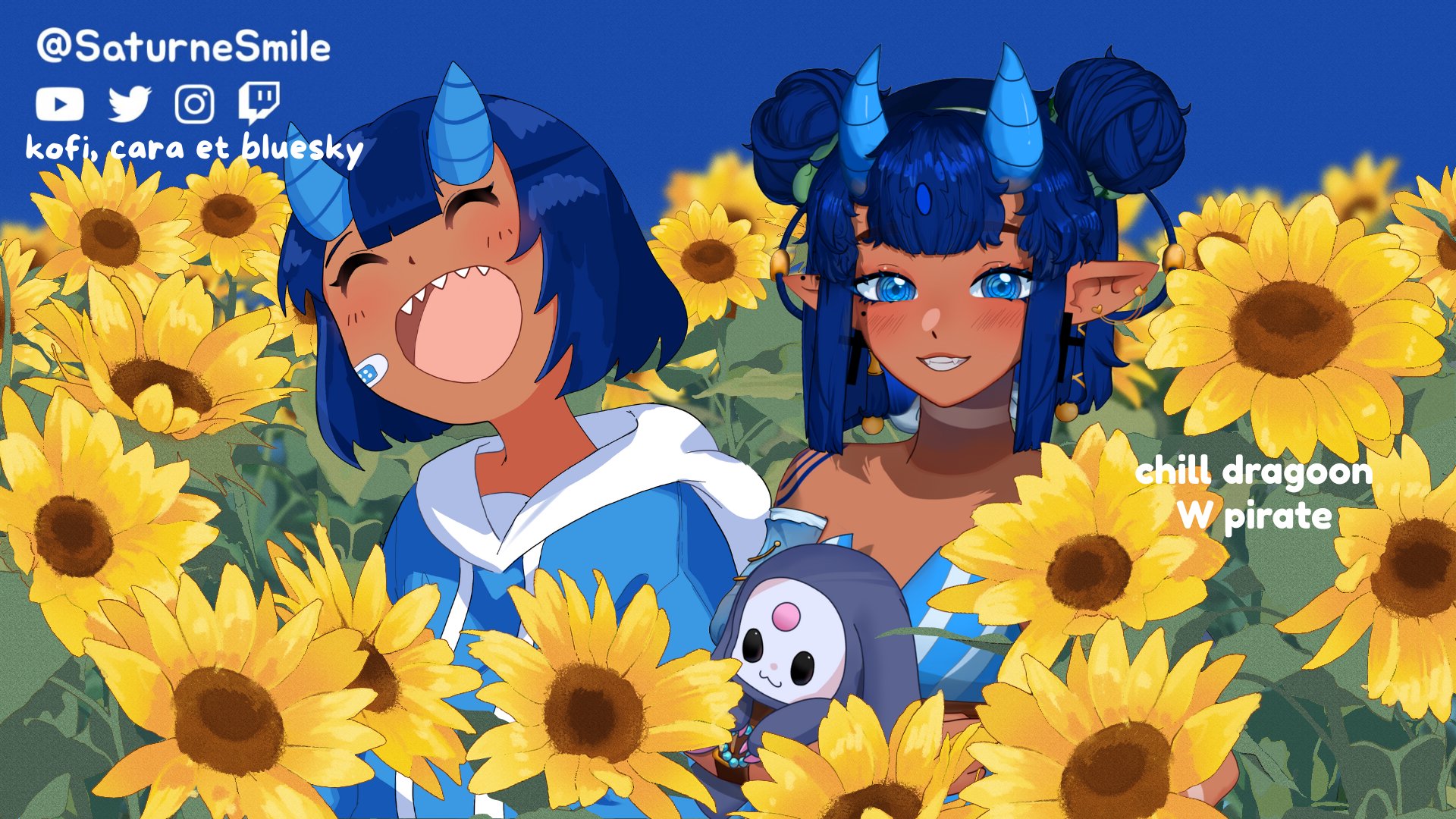SaturneSmile Offline Background