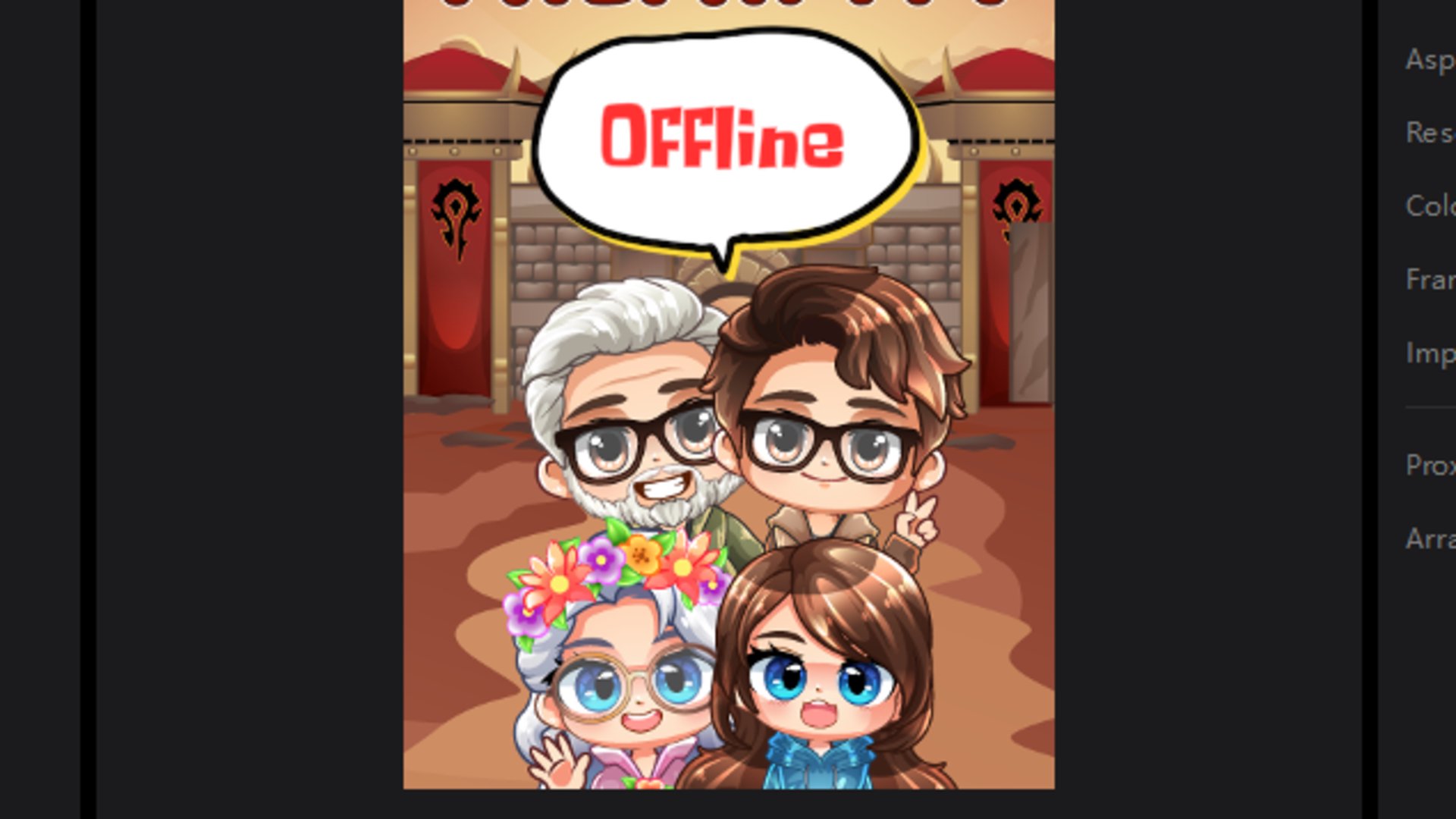 FaeFamTV Offline Background