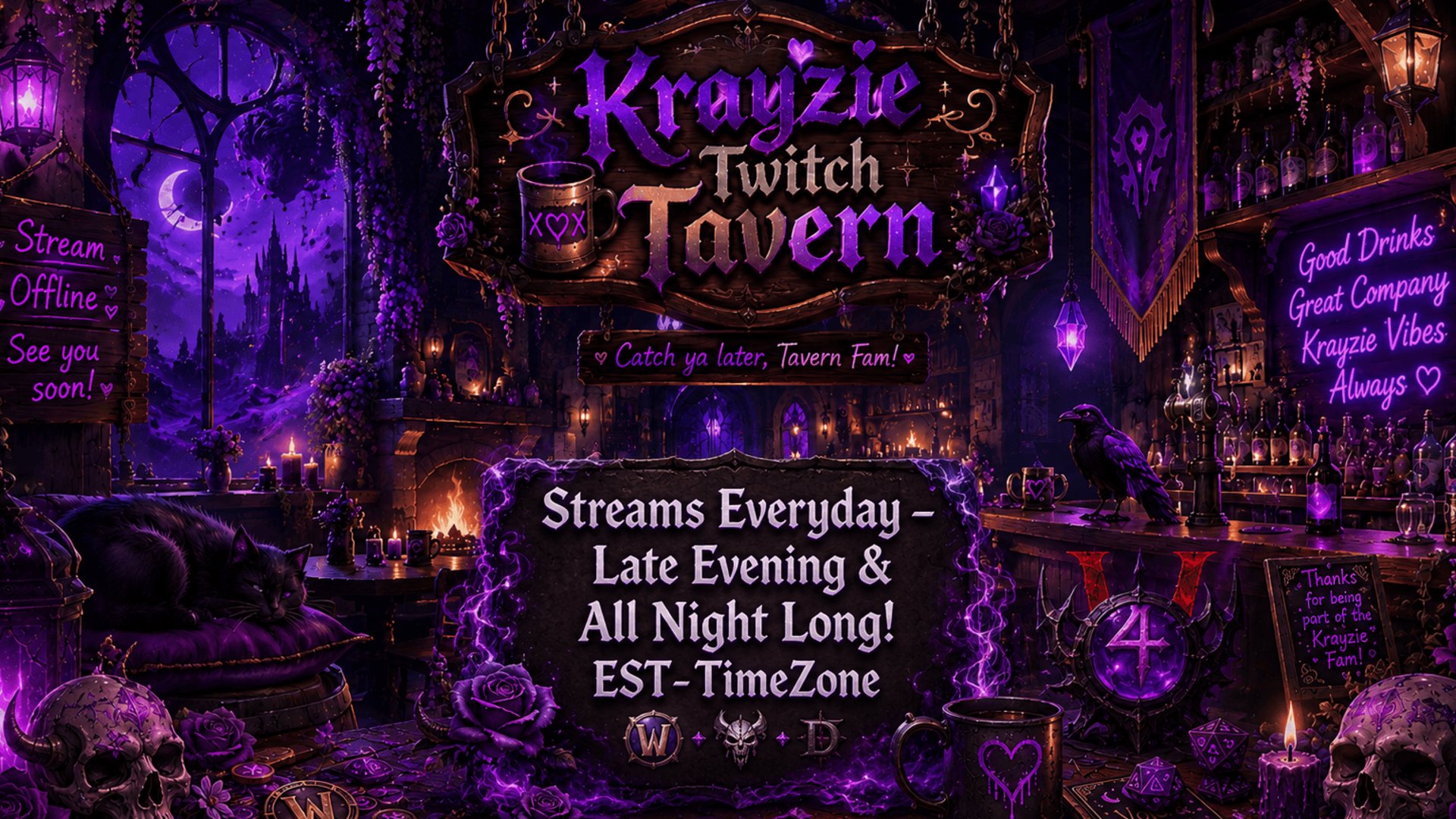 xKrayzieLovex Offline Background
