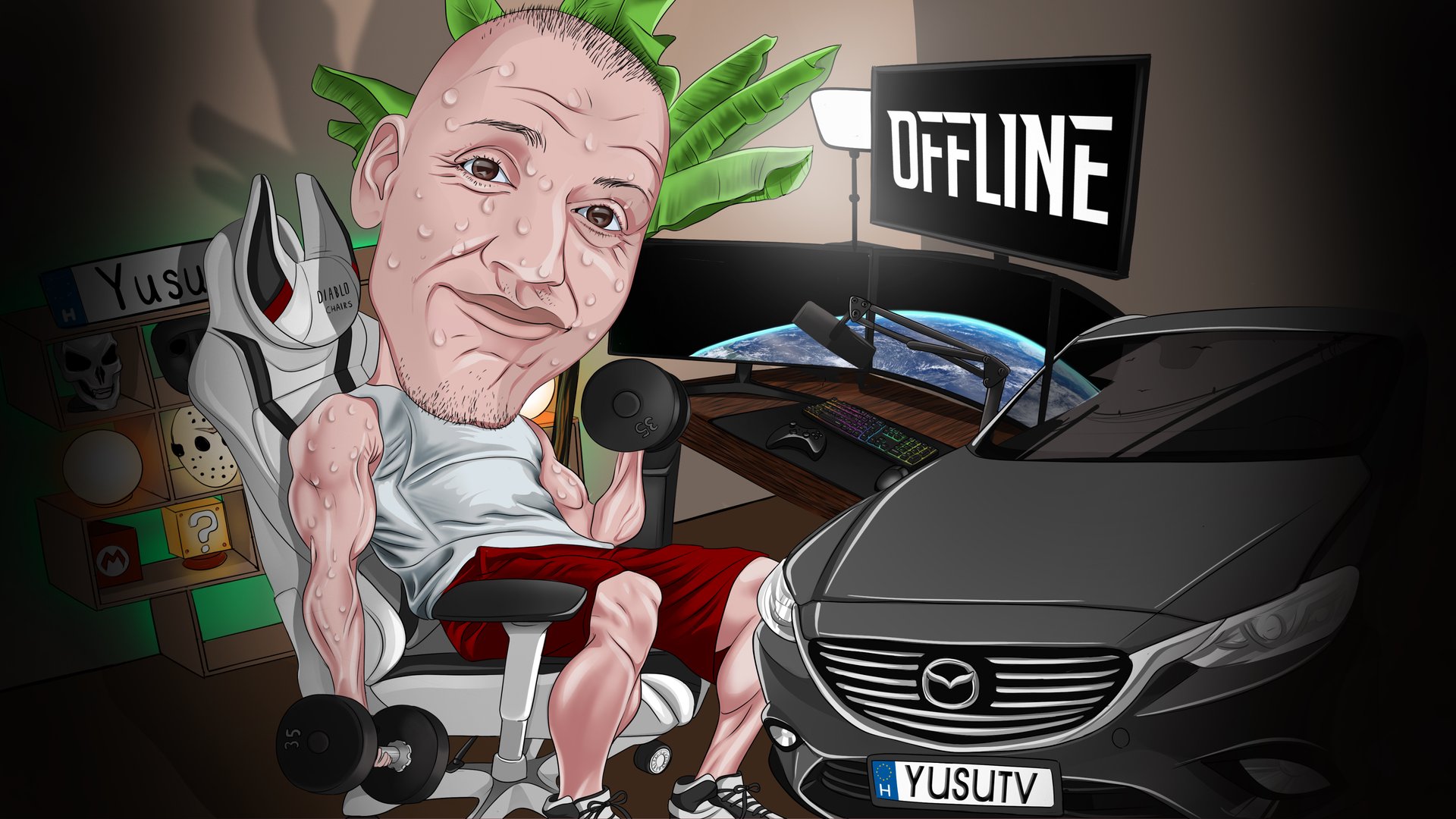 YusuTv Offline Background