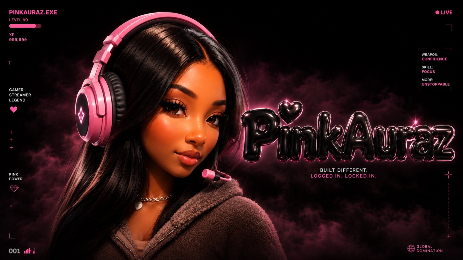 pinkauraz Offline Background