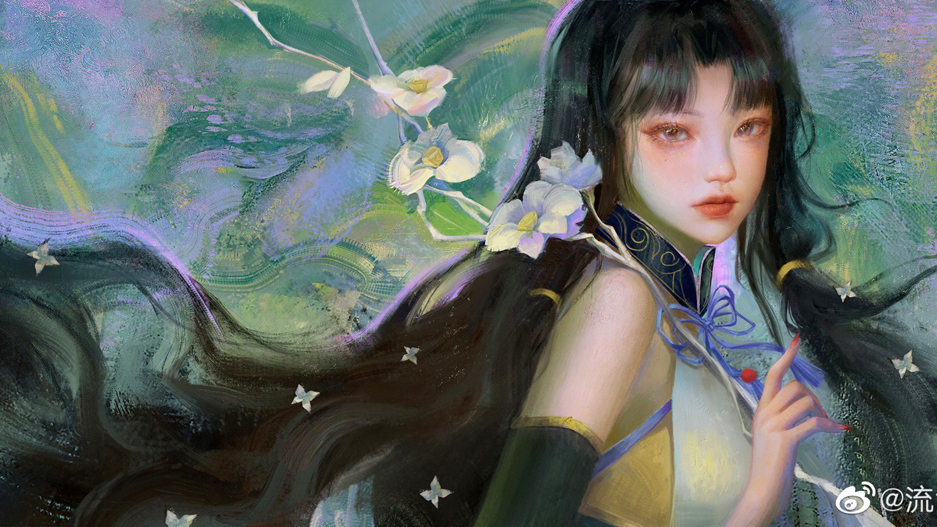芐媛媛 Offline Background