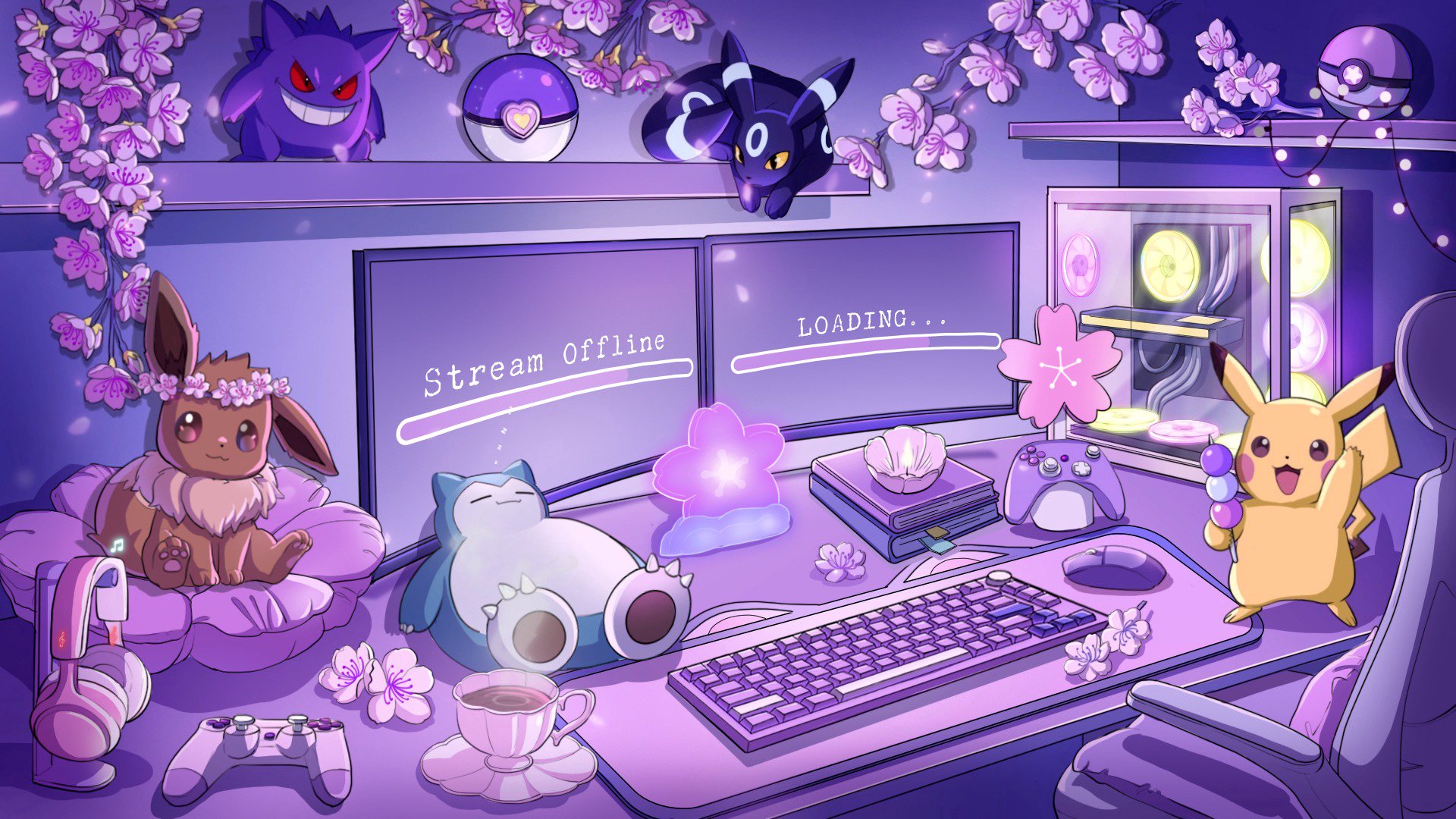xo_LunaRose Offline Background