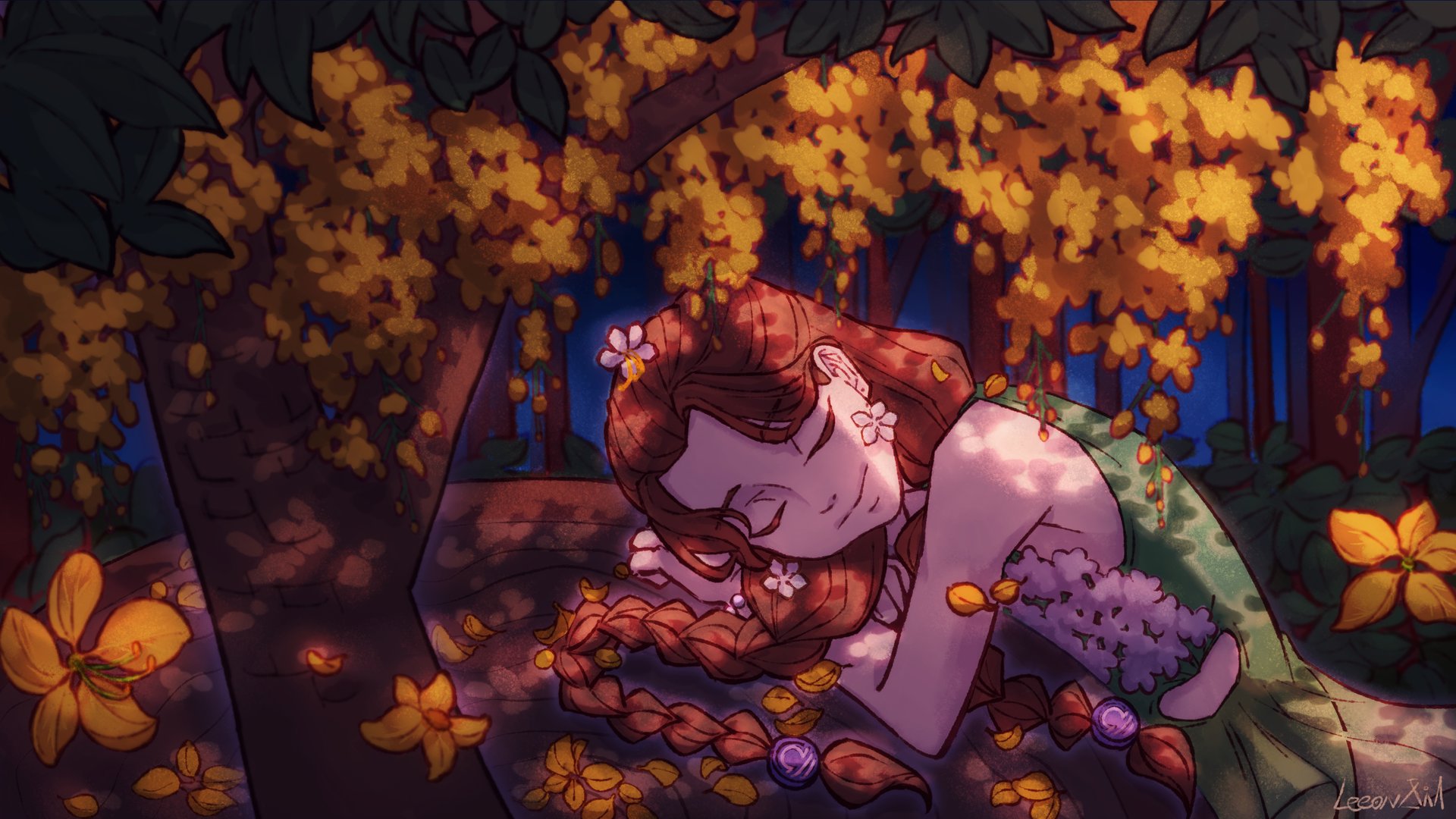 萊布菈 Offline Background